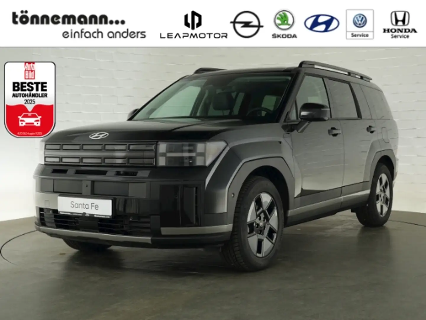 Hyundai SANTA FE HEV INTRO 4WD AT+VOLL LED+360 GRAD KAMERA+NAVI+BOS Schwarz - 1