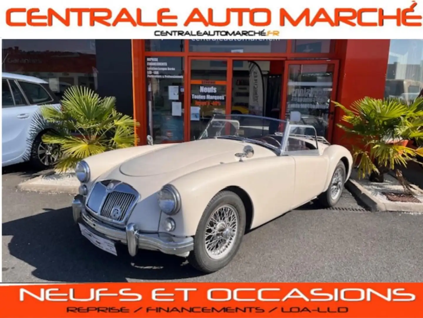 MG MGA 1600 blanche 1960 Blanc - 1