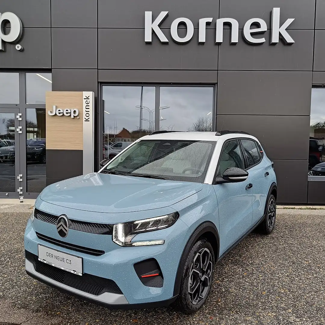 Citroen C3 PureTech 100 S&S 6-Gang-Manuell Max mit Winterp... Blauw - 1