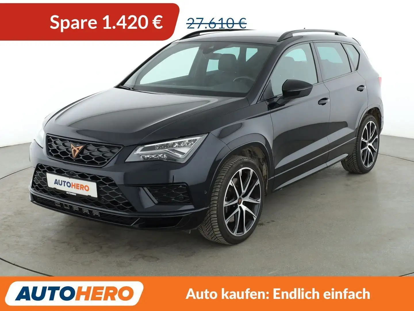 CUPRA Ateca 2.0 TSI 4Drive Aut.*NAVI*360*ACC*SHZ* Schwarz - 1