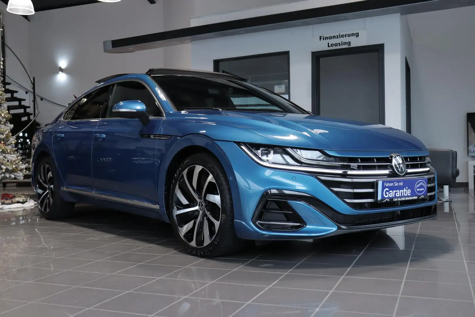 Volkswagen Arteon 2.0 TDI R-Line*IQ-LIGHT*PANO*STANDHEIZUNG Blau - 2