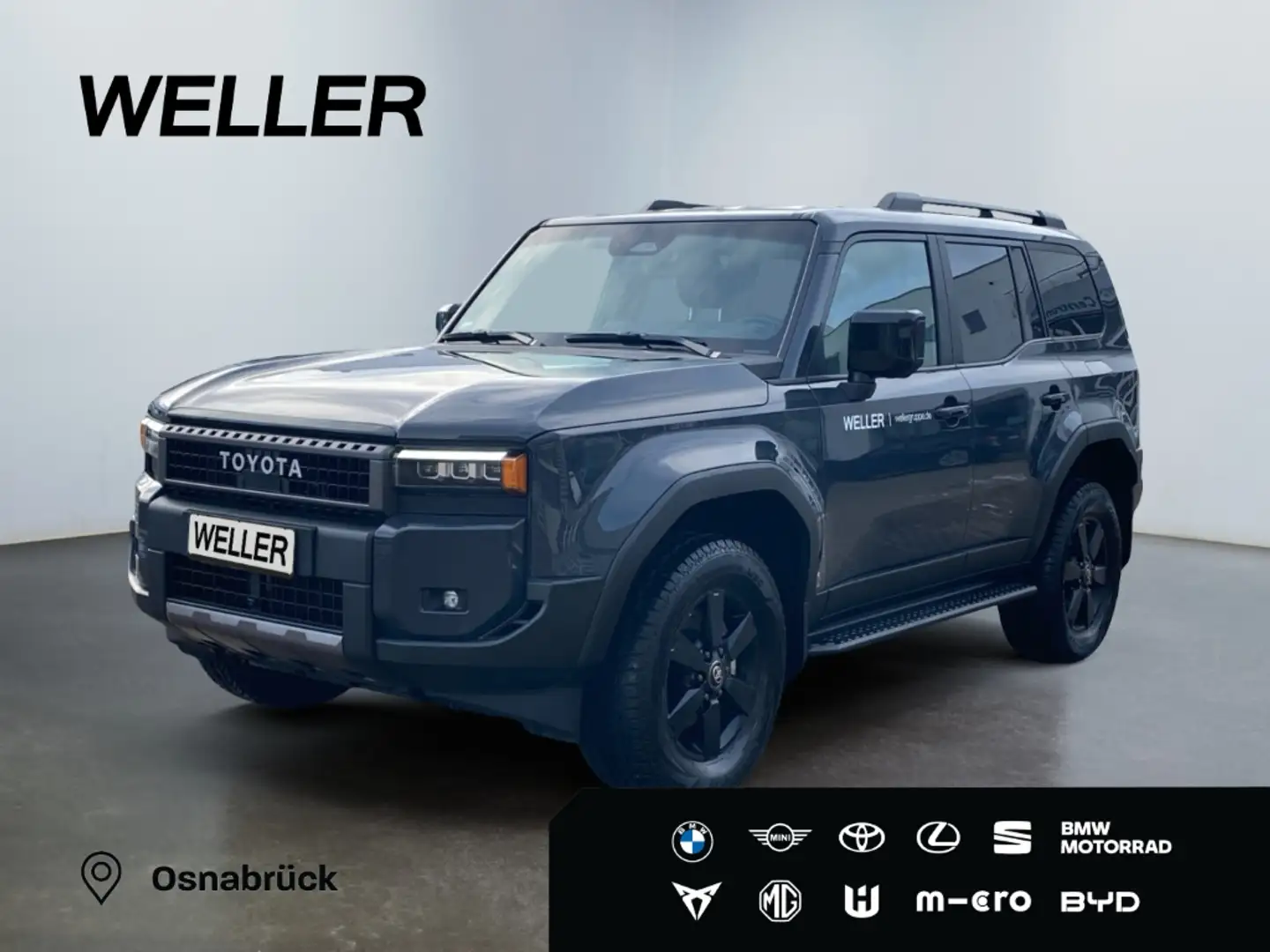 Toyota Land Cruiser 2.8 D-4D Automatik TEC-Edition *HUD* Gris - 1