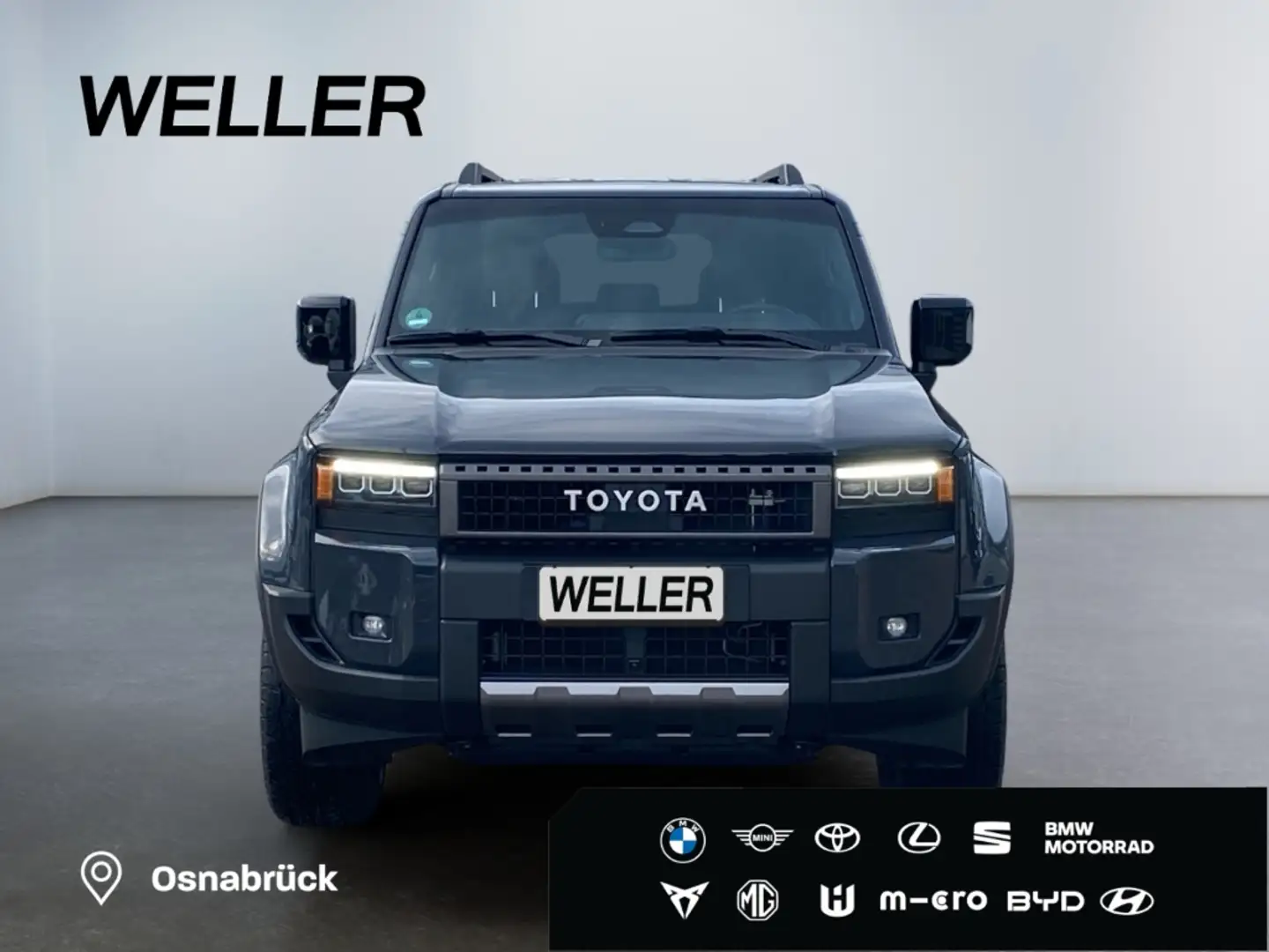 Toyota Land Cruiser 2.8 D-4D Automatik TEC-Edition *HUD* Gris - 2