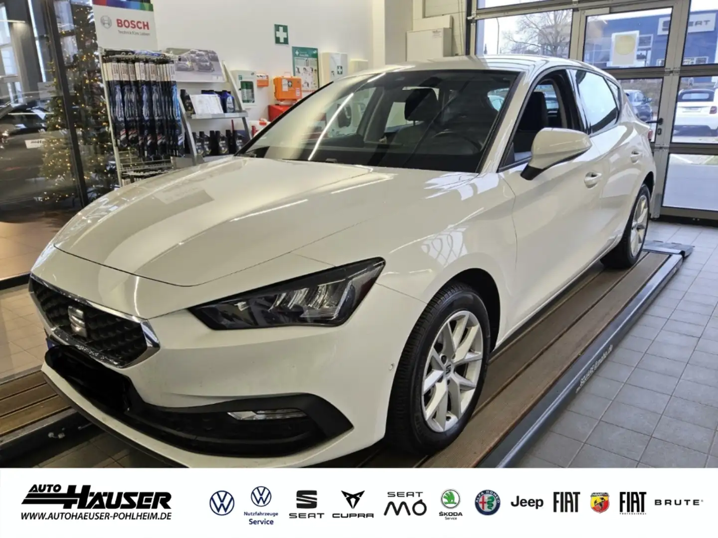 SEAT Leon Style 1.0 eTSI DSG TEMPOMAT PARK LED FULL-LINK Weiß - 1