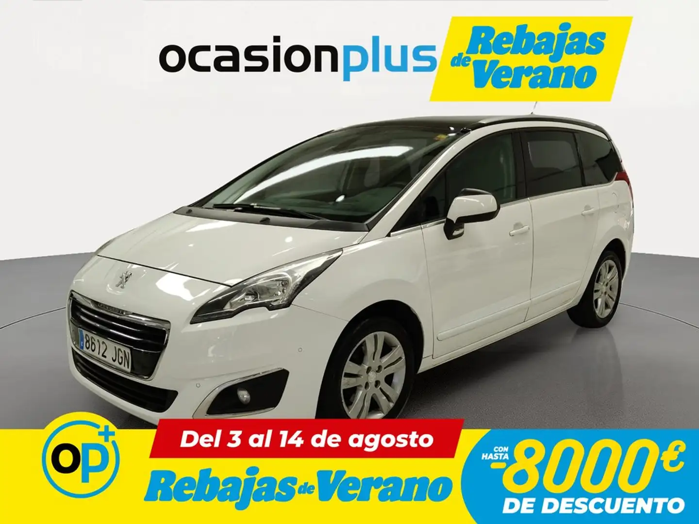 Peugeot 5008 1.6 BlueHDI Allure 7 pl. EAT6 120 Blanco - 1