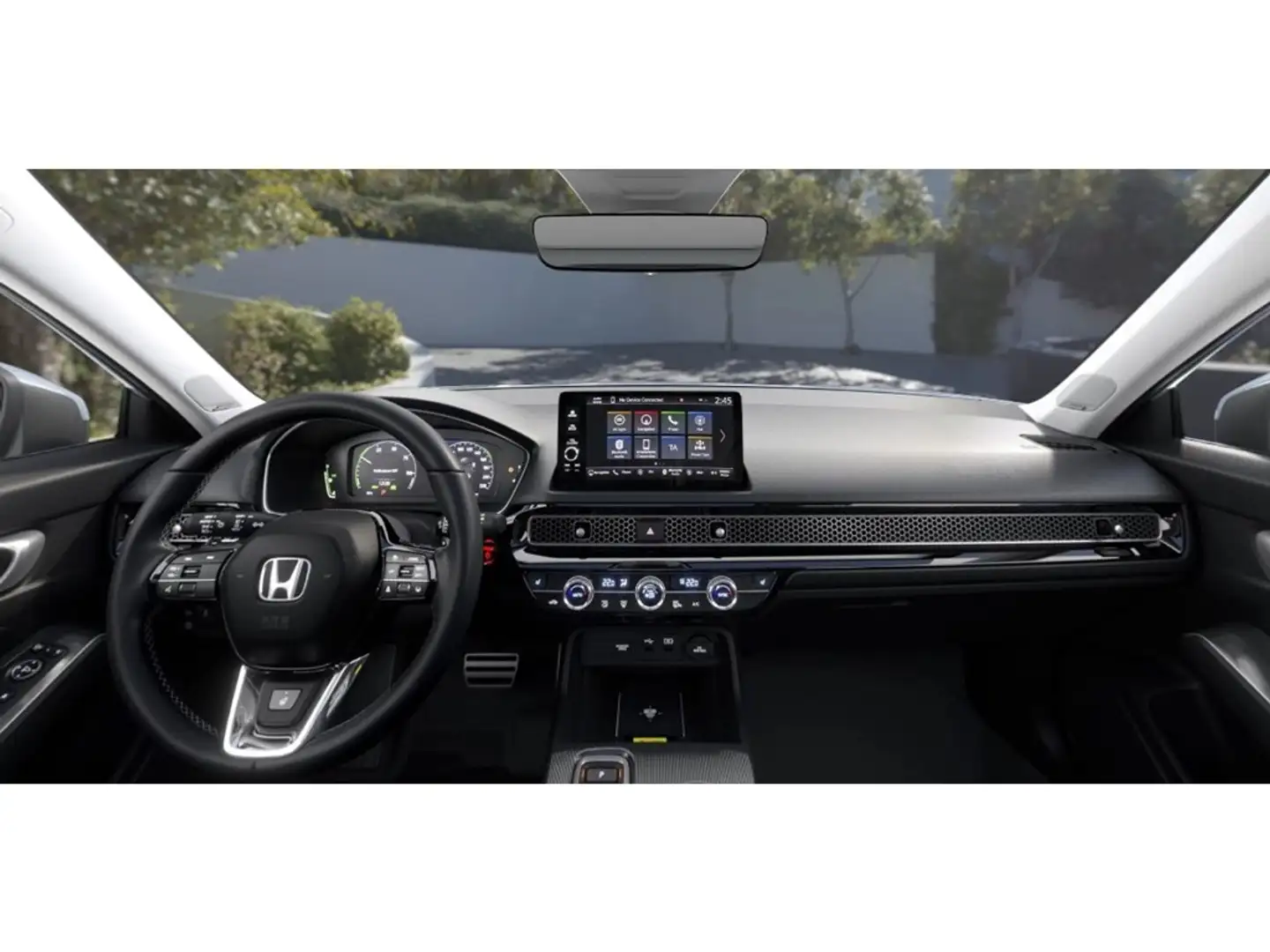 Honda Civic 2.0 HEV Advance |leder|aut. airco|adapt. cruise|al Grijs - 2