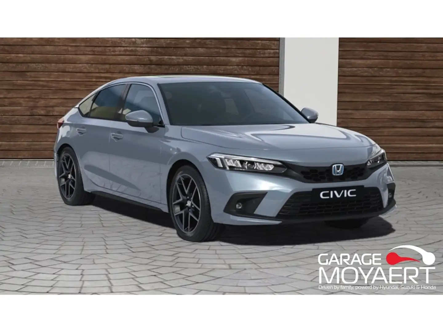 Honda Civic 2.0 HEV Advance |leder|aut. airco|adapt. cruise|al Grijs - 1