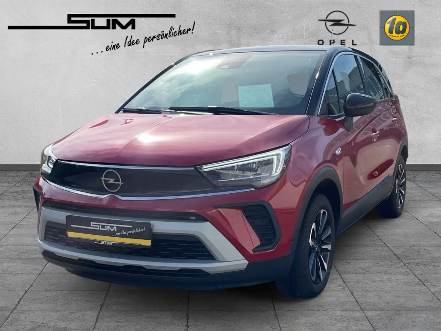 Opel Crossland Elegance Rückfahramera  Navi Regensens. Klimaautom Rouge - 1