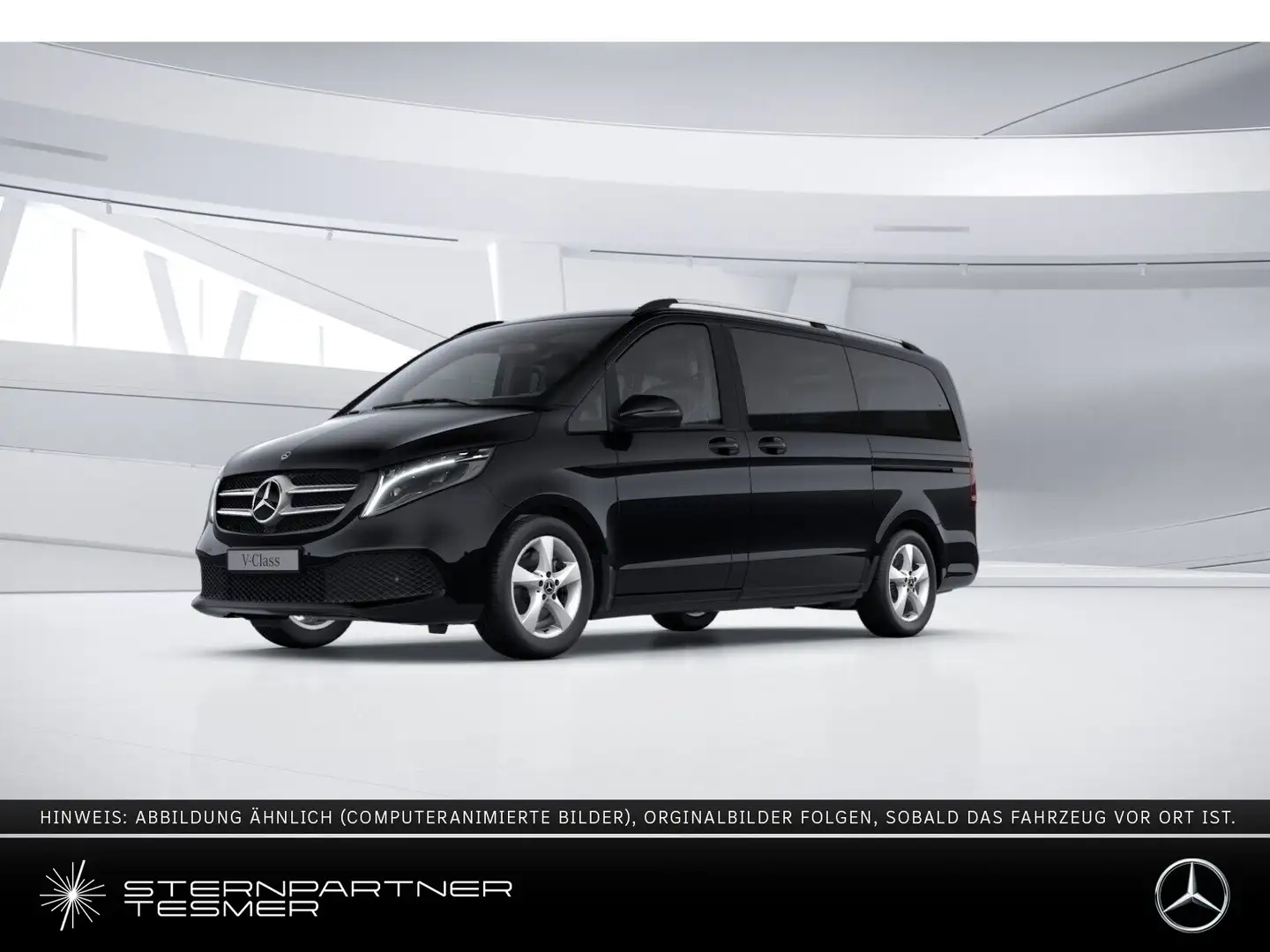 Mercedes-Benz V 250 d EDITION Lang LED+Pano+AHK2,5to+Kam.+Navi Zwart - 1