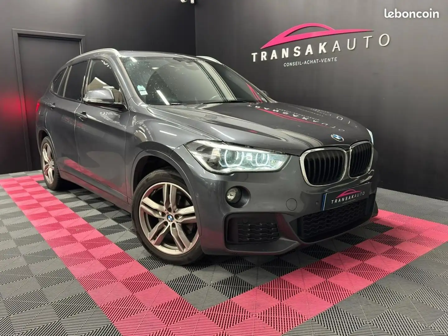 BMW X1 F48 sDrive 18d 150ch BVA8 M Sport Gris - 1