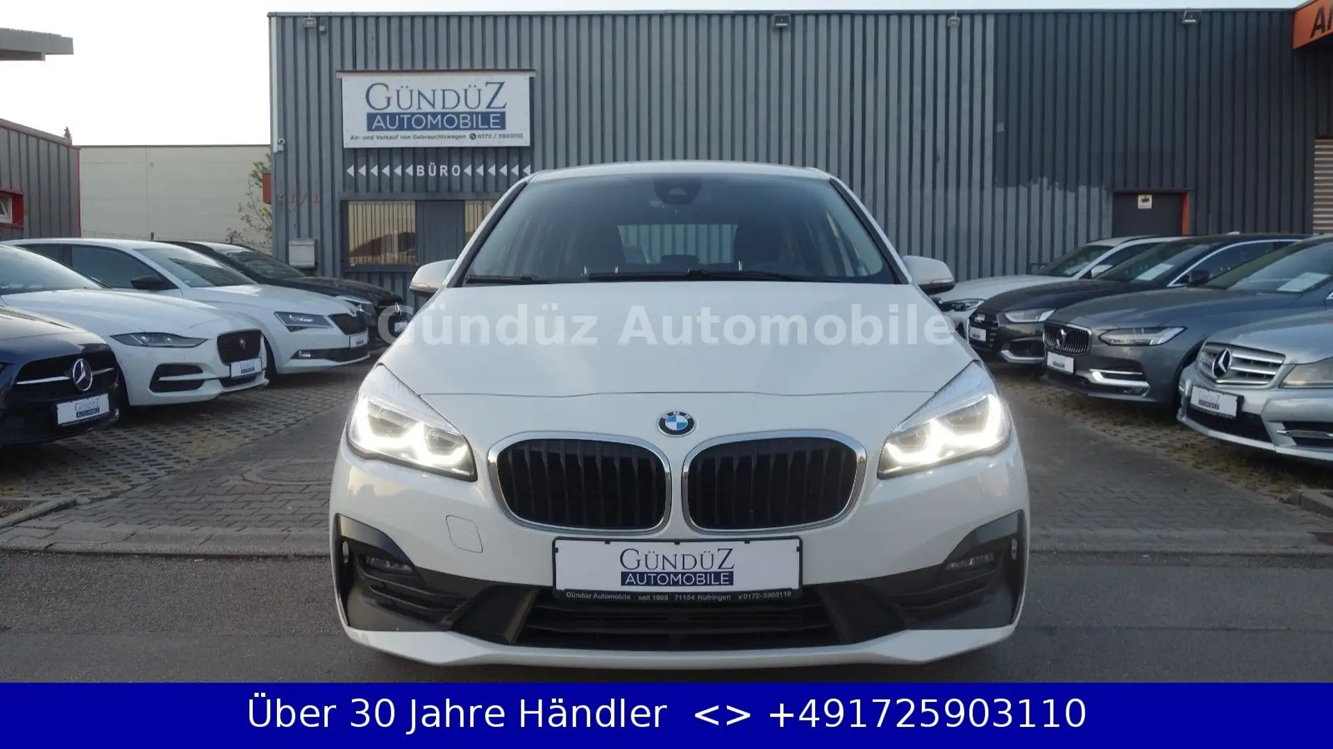 BMW 218 d AUT. Advantage Gran Tourer*NAVI*LED*AHK Weiß - 2