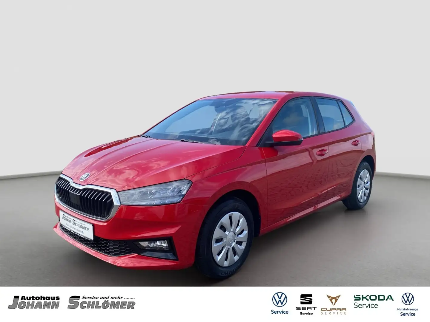 Skoda Fabia 1.0 Essence LED PDC KLIMA SHZ Klima Einparkhilfe Rot - 1