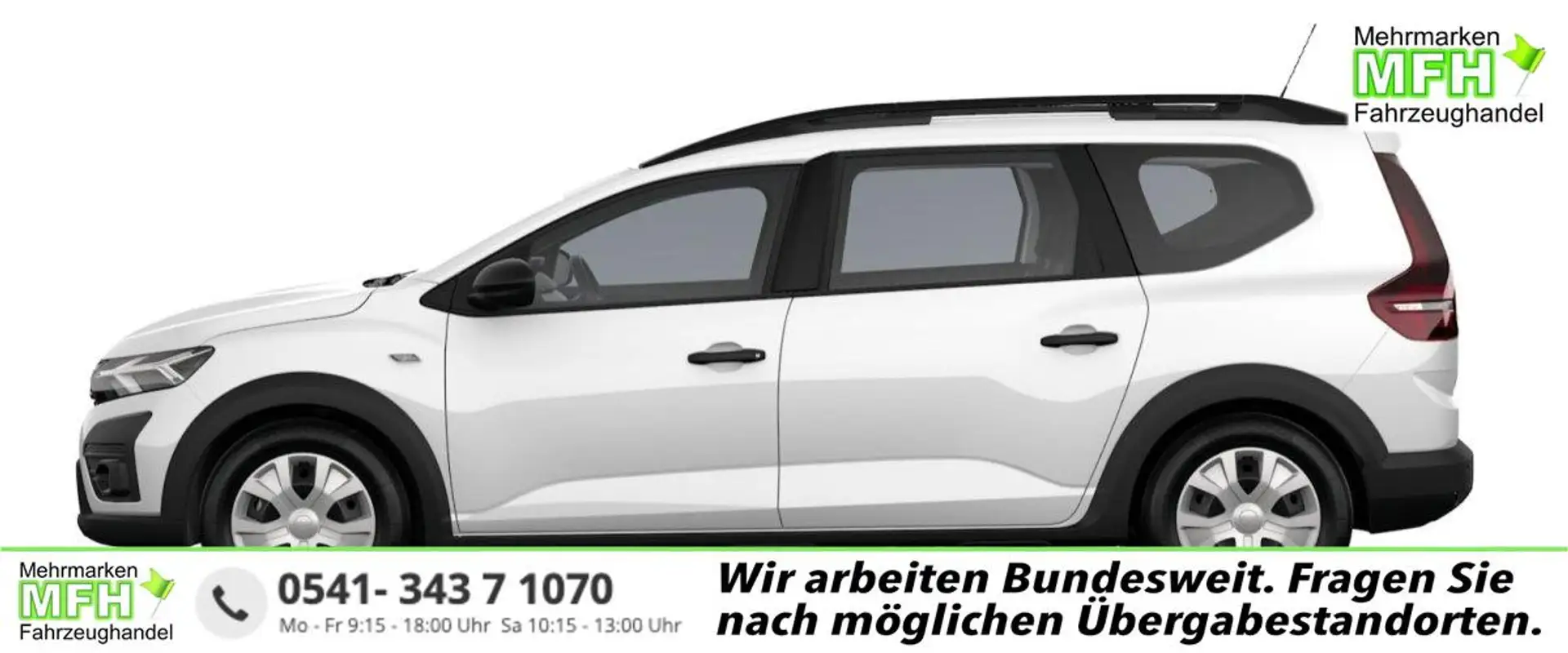 Dacia Jogger Essential 7-S TCe 100 ECO-G 74 kW (101 PS), Sch... Weiß - 1