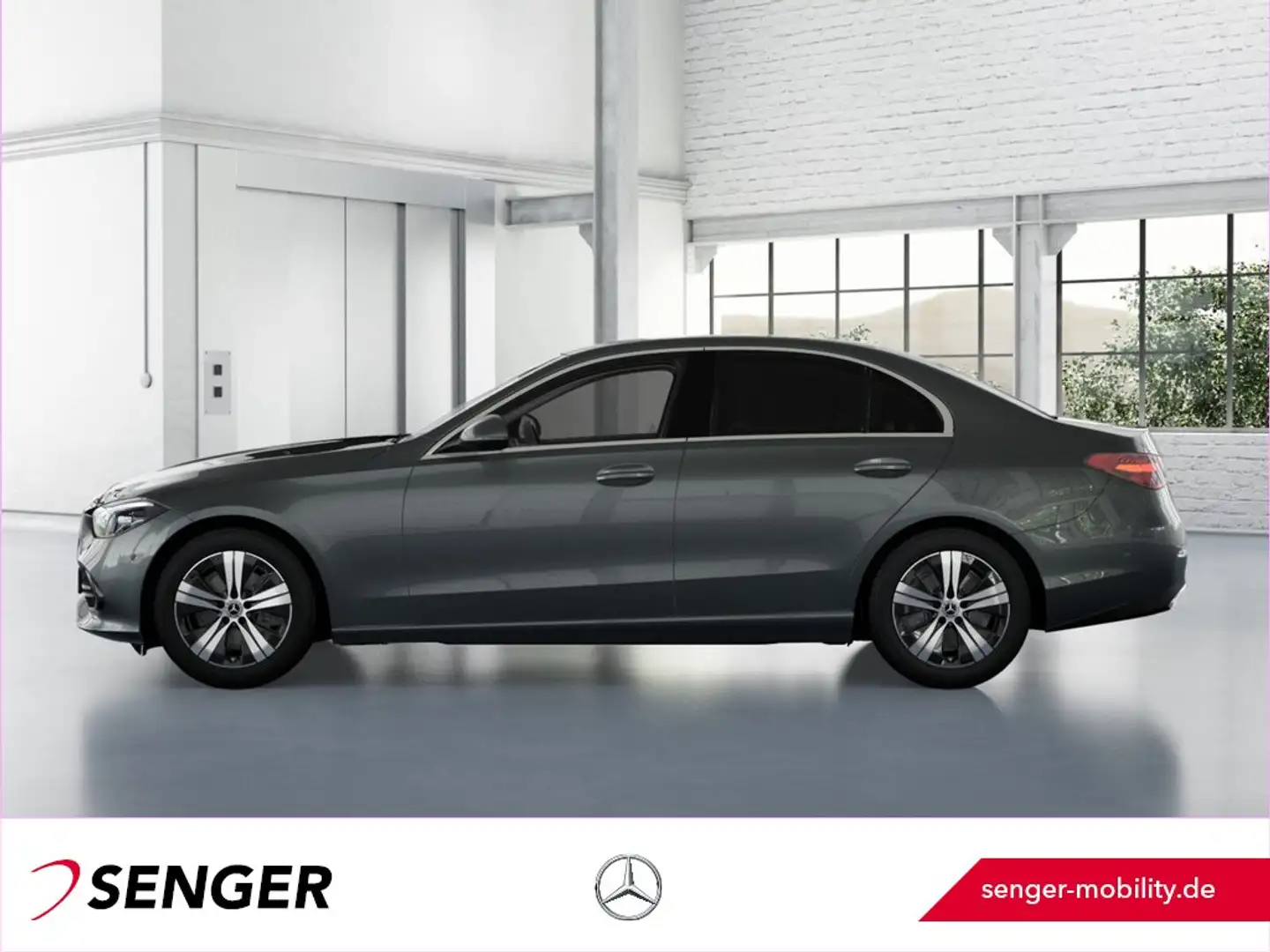 Mercedes-Benz C 180 Avantgarde Ambiente Rückfahrkamera LED Grijs - 2