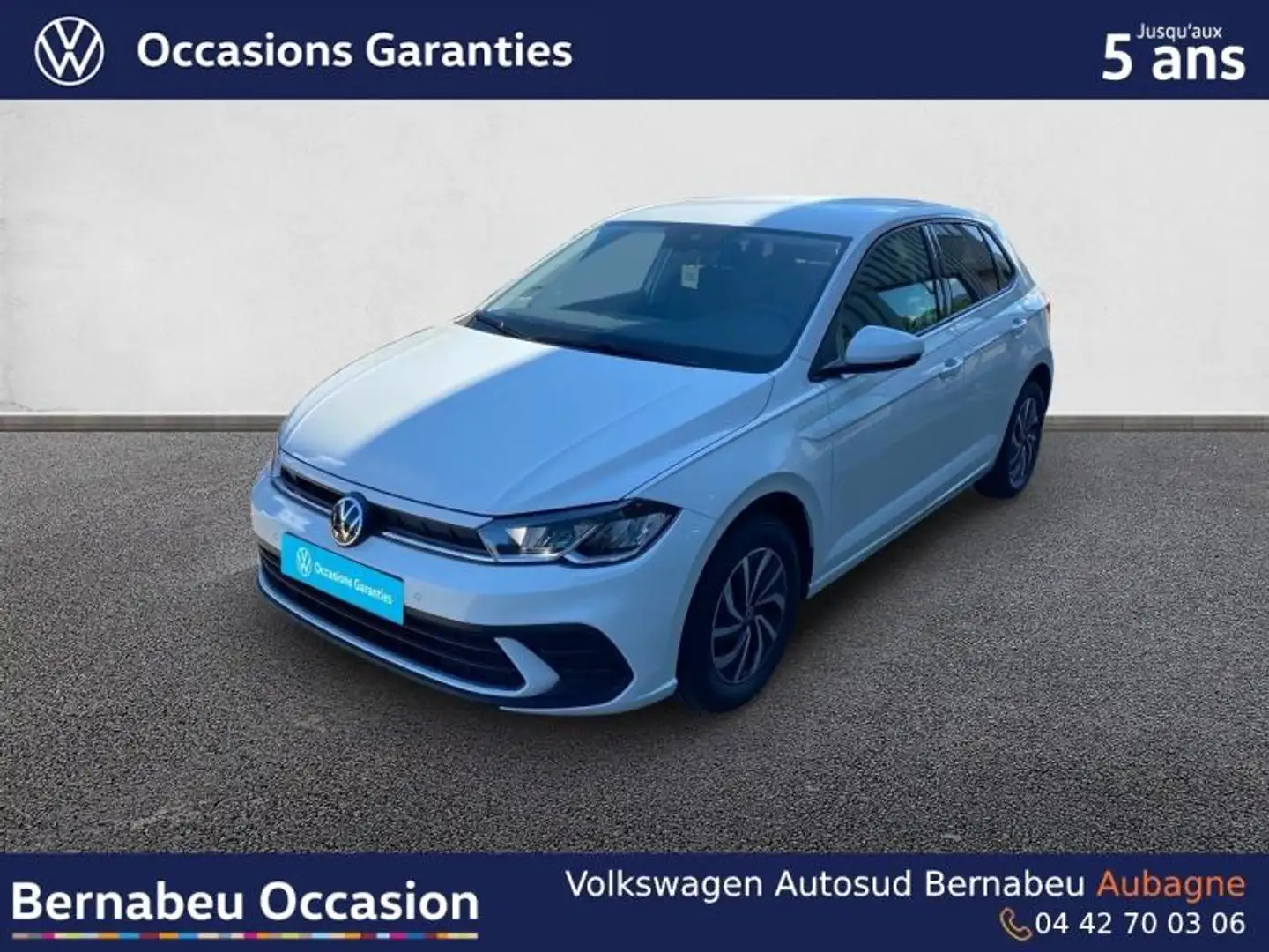 Volkswagen Polo 1.0 TSI 95ch VW Edition Blanc - 1