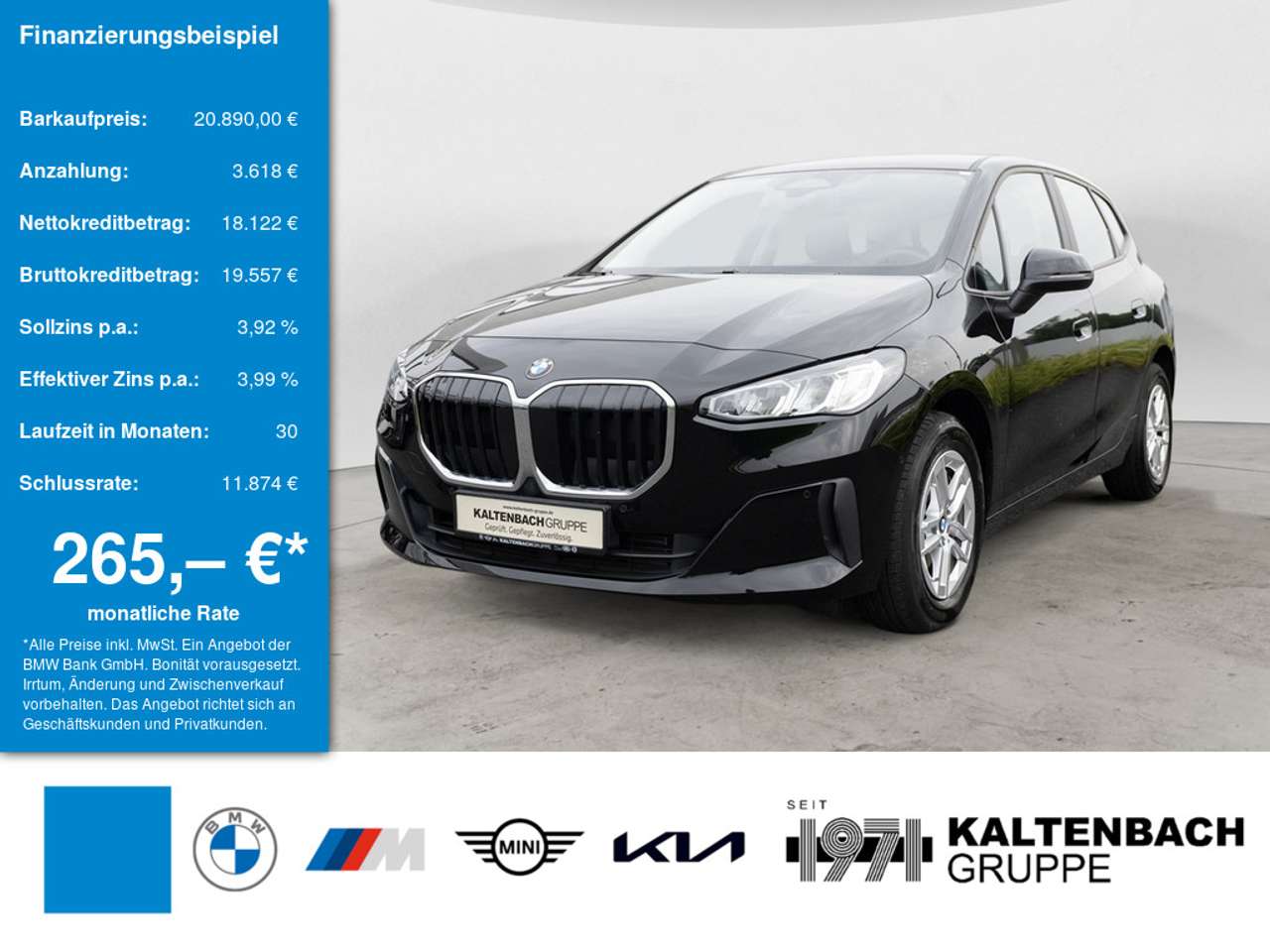 BMW 218 2023 — Active Tourer LED NAVI KAMERA SHZ PDC
