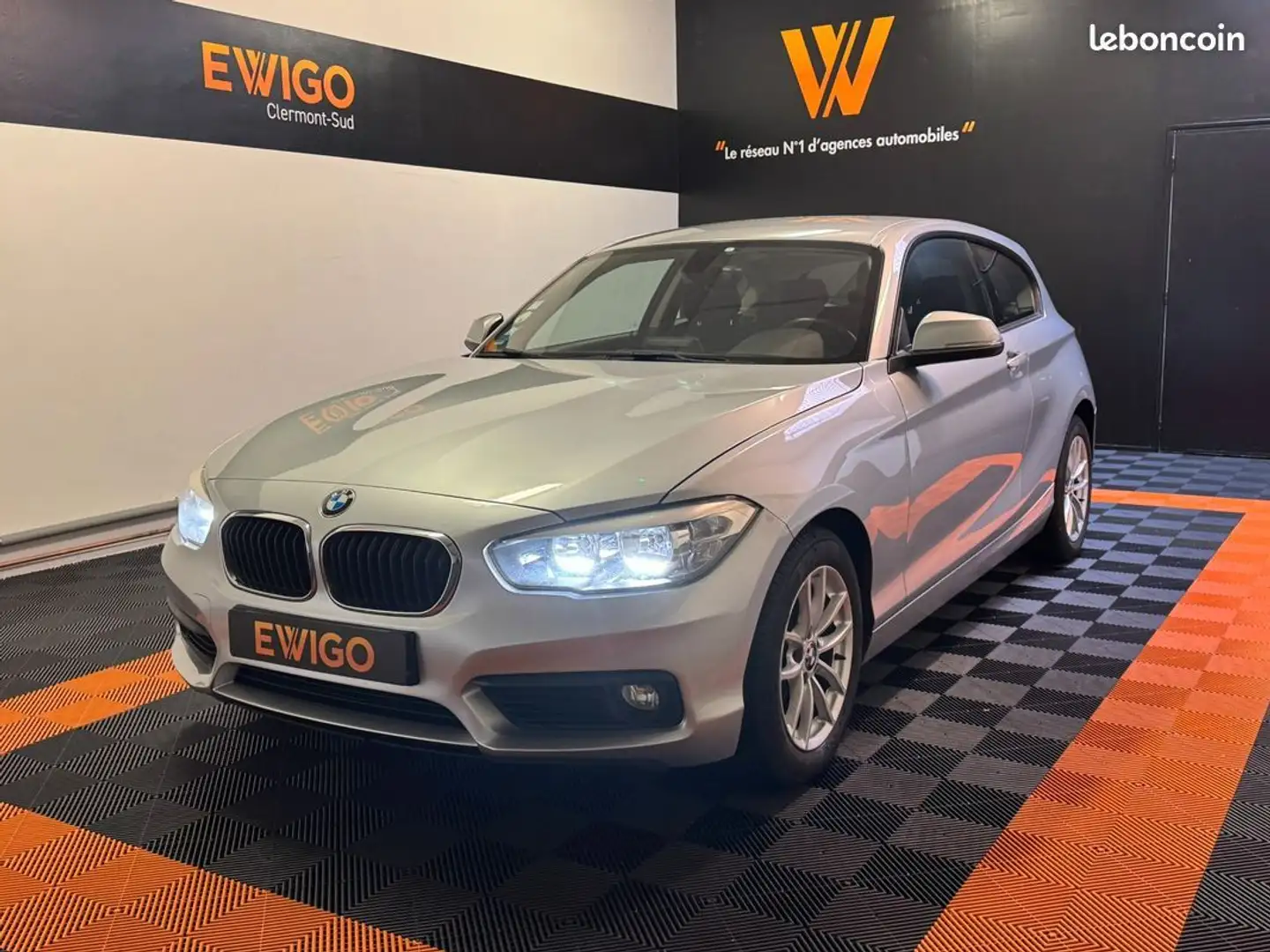 BMW 118 serie 2.0 (b47) 118 d 150ch lounge bva Grijs - 1