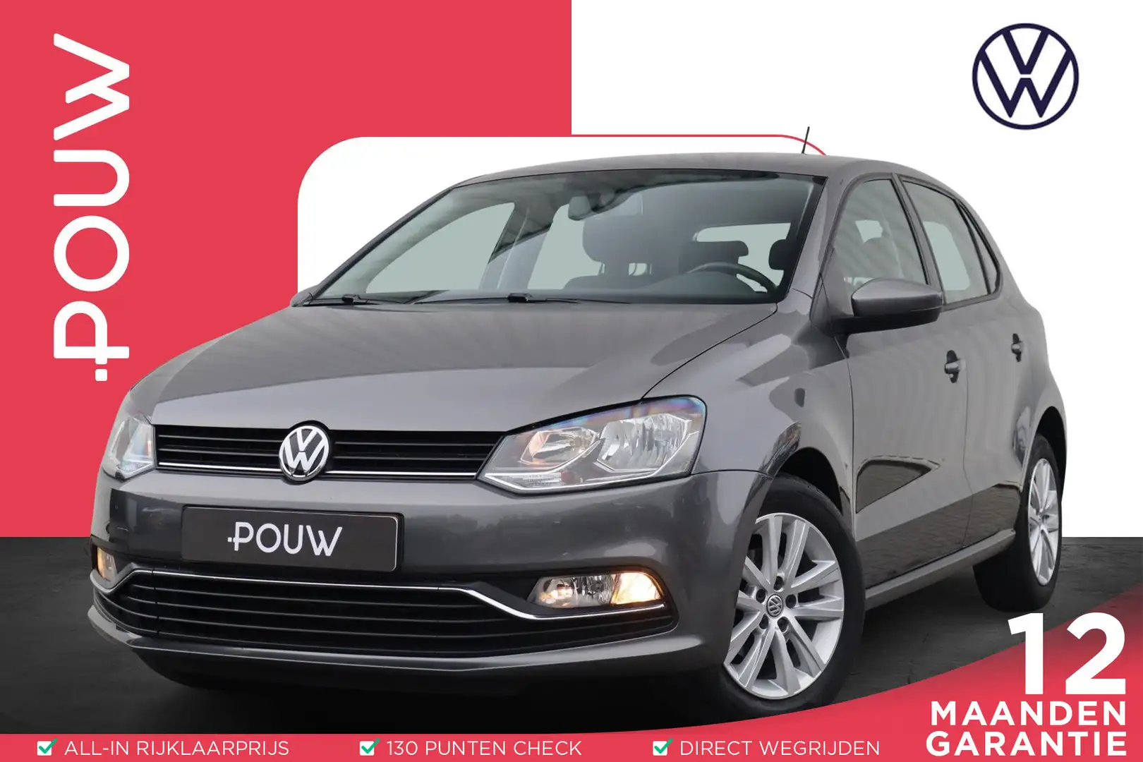 Volkswagen Polo 1.2 TSI 90pk Comfortline | Navigatie | 15" Velgen Grau - 1
