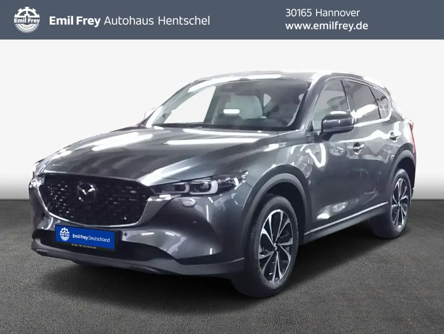 Mazda CX-5 e-SKYACTIV-G 194 AWD Aut. Exclusive-Line Grijs - 1