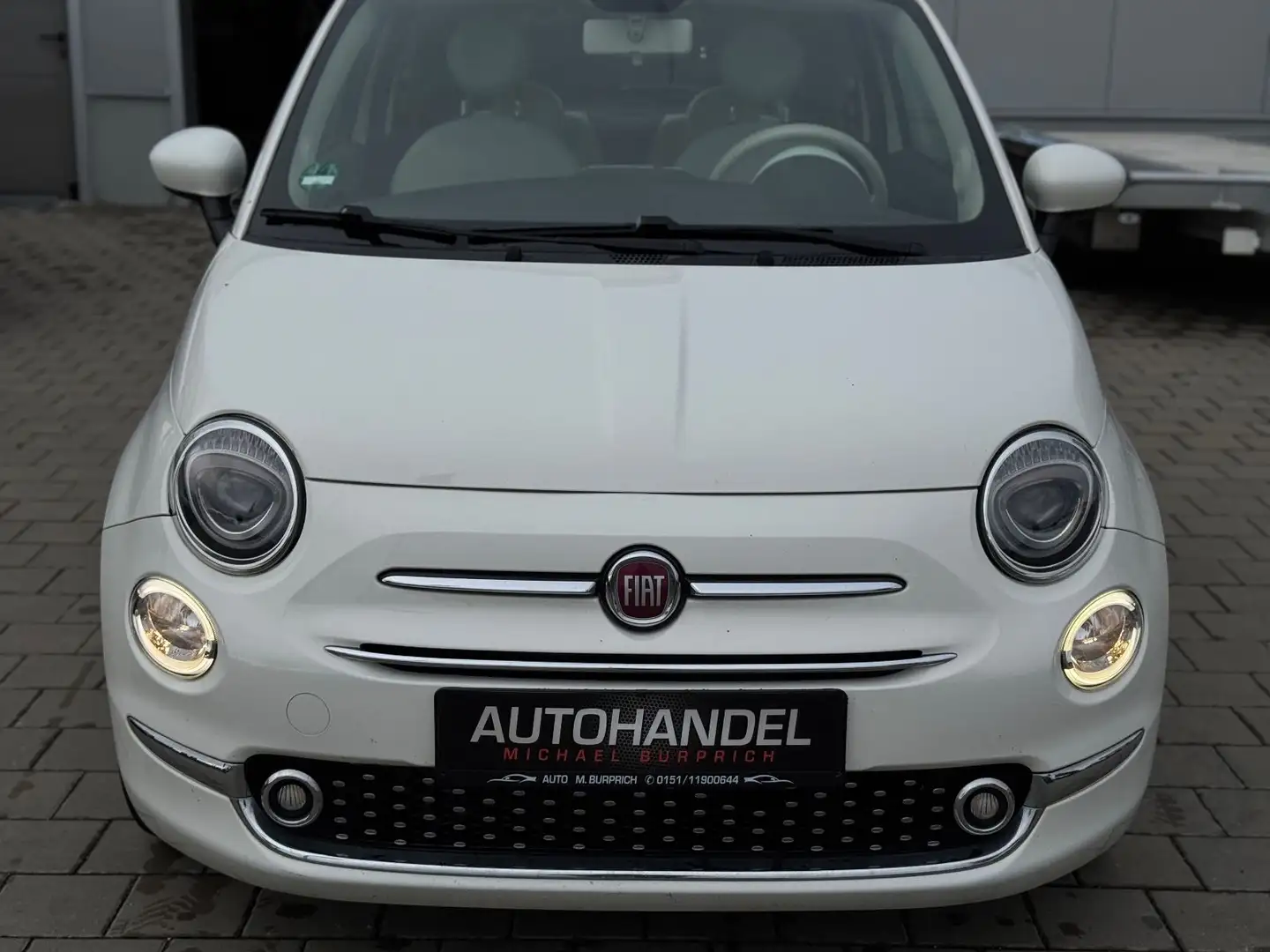 Fiat 500 /PANO/PDC/NAVI/KLIMA Weiß - 2
