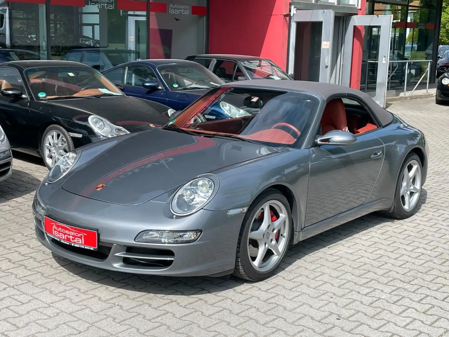 Porsche 997 S Cabrio Tip. - Sonderleder - topgepflegt Grau - 1