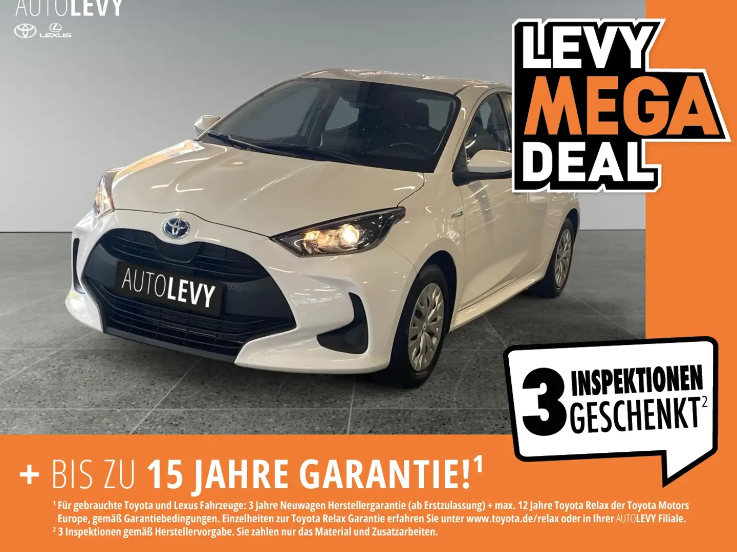 Toyota Yaris 1.5 Hybrid Business *CARPLAY*NAVI* White - 1