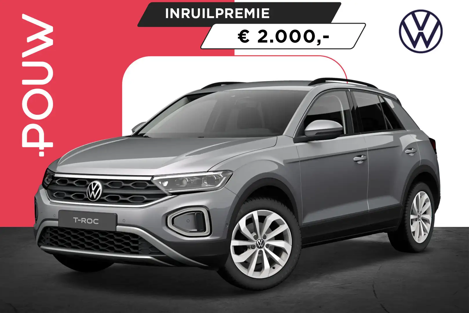 Volkswagen T-Roc 1.5 TSI 150pk Life Edition | LED-Pakket | Climate Zilver - 1