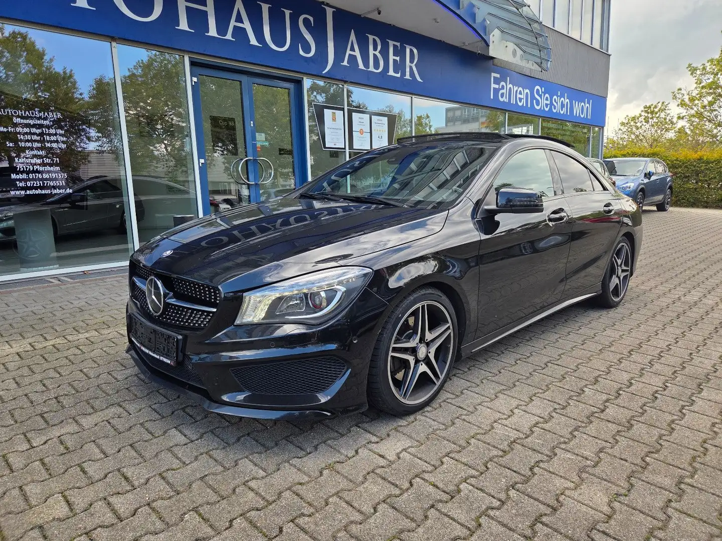 Mercedes-Benz CLA 220 CDI AMG-Line 2.HD 8xALU PANO RFK H/K Schwarz - 1