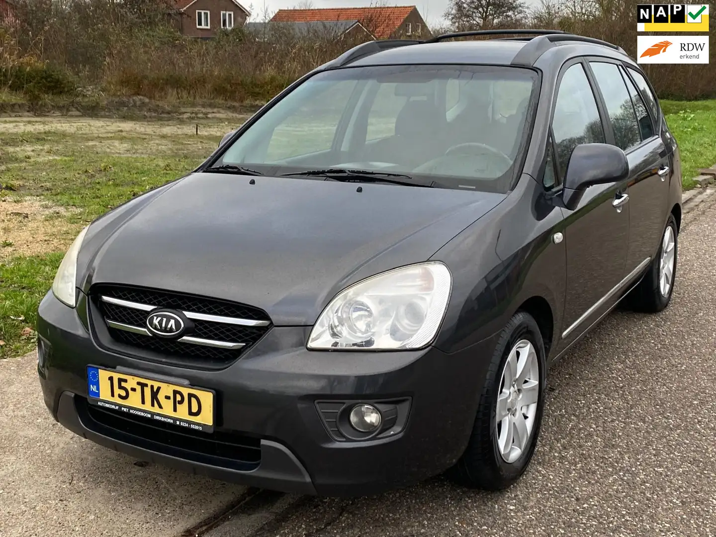 Kia Carens 2.0 CVVT X-ecutive 7 Pers. ECC Audio/CD Electric p Grijs - 1