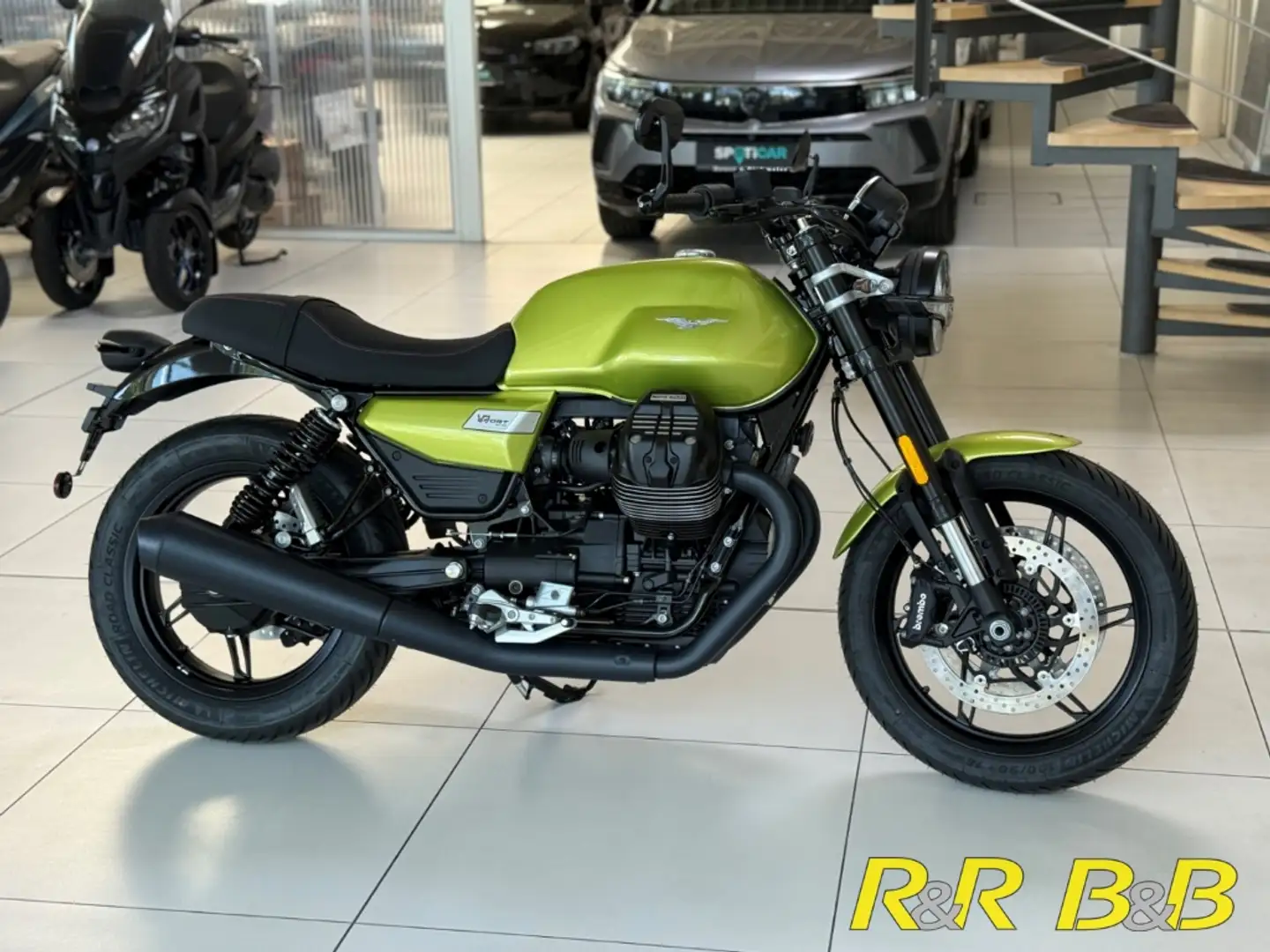 Moto Guzzi V 7 Sport E5+ TFT+ABS+ASR+GRA+LED+DRL+GARANTIE Zielony - 2