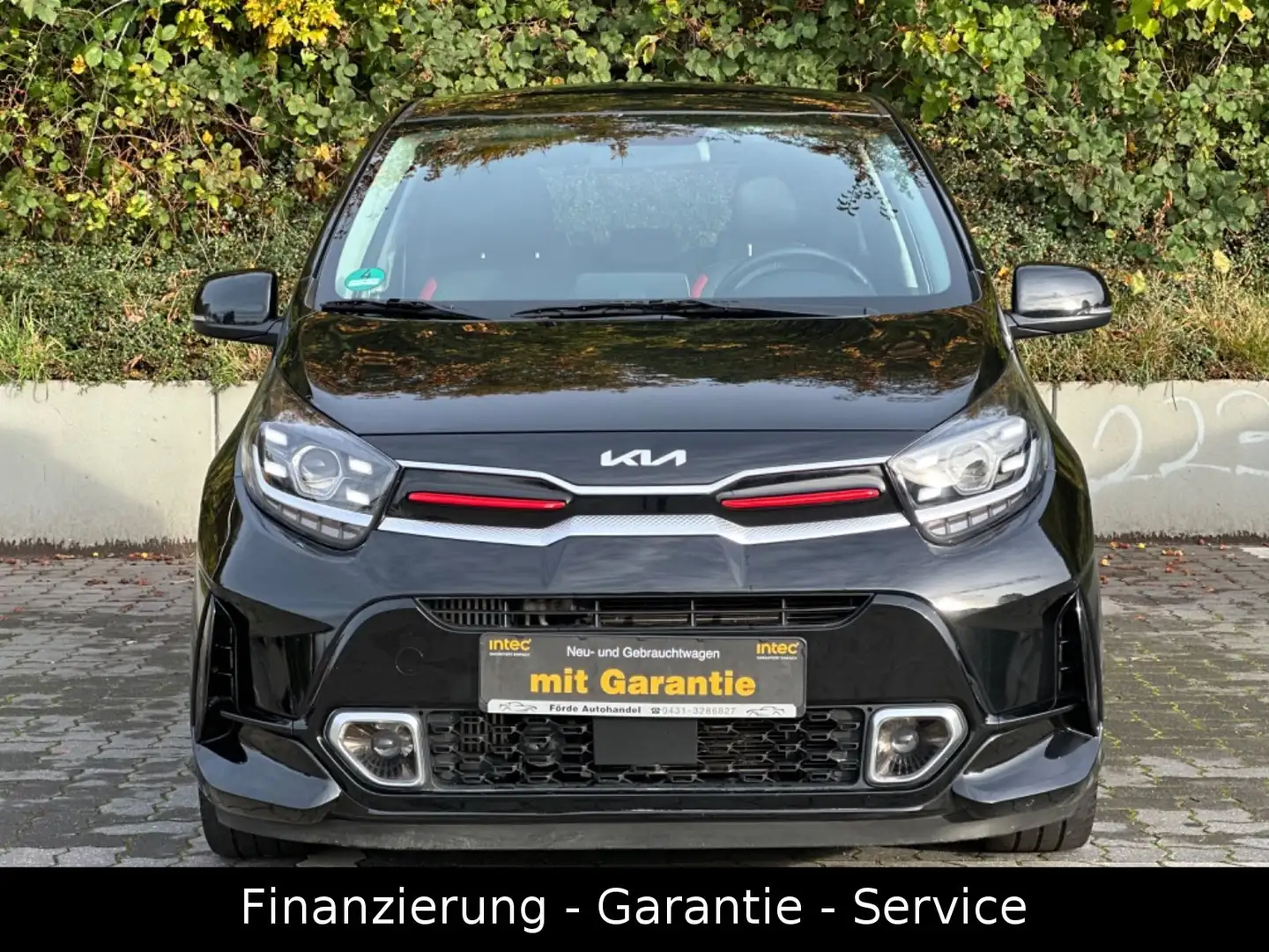 Kia Picanto T-GT-Line/ERST 23.400KM/VOLL/LEDER/KAMER Schwarz - 2