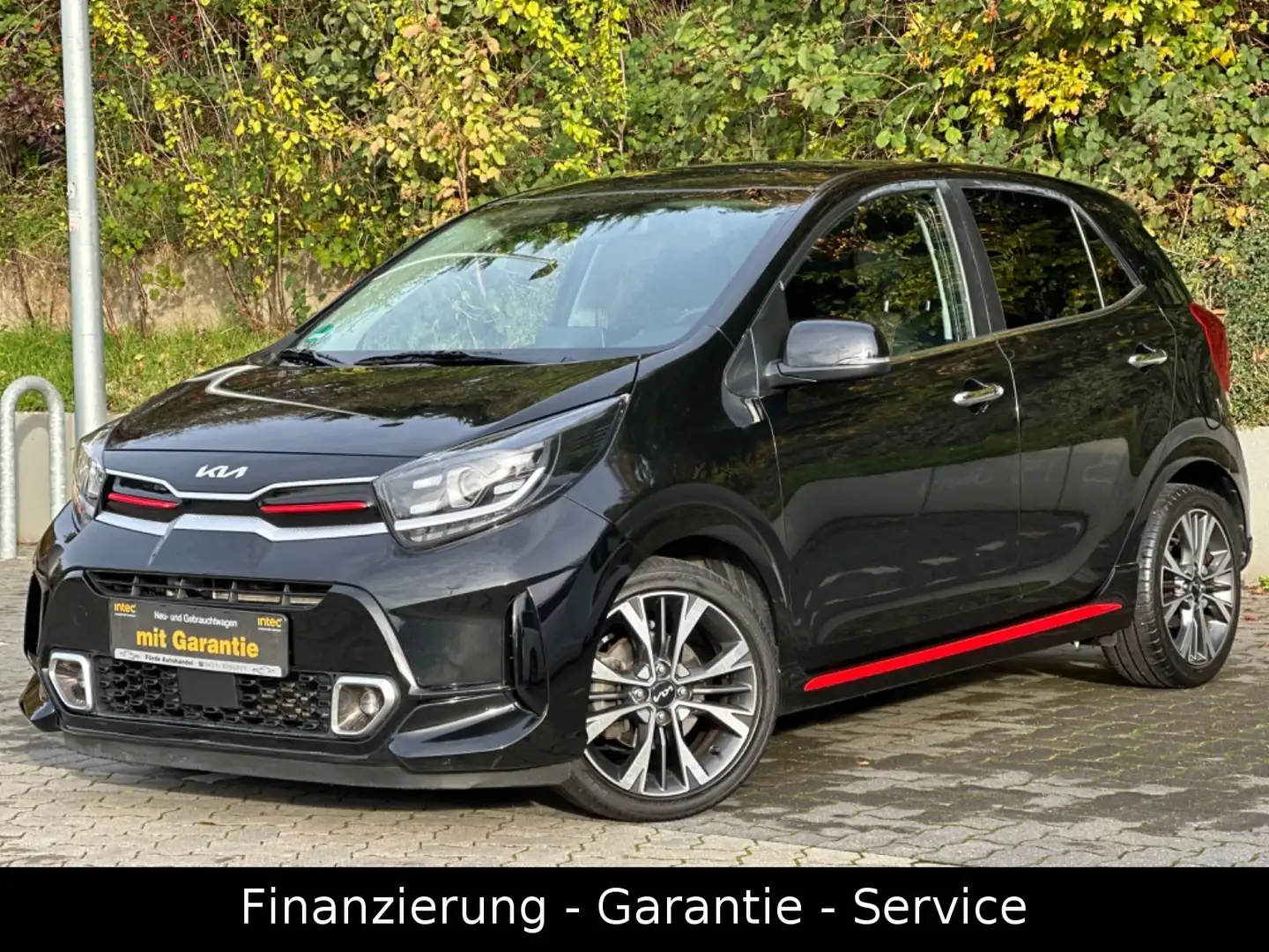 Kia Picanto T-GT-Line/ERST 23.400KM/VOLL/LEDER/KAMER Schwarz - 1