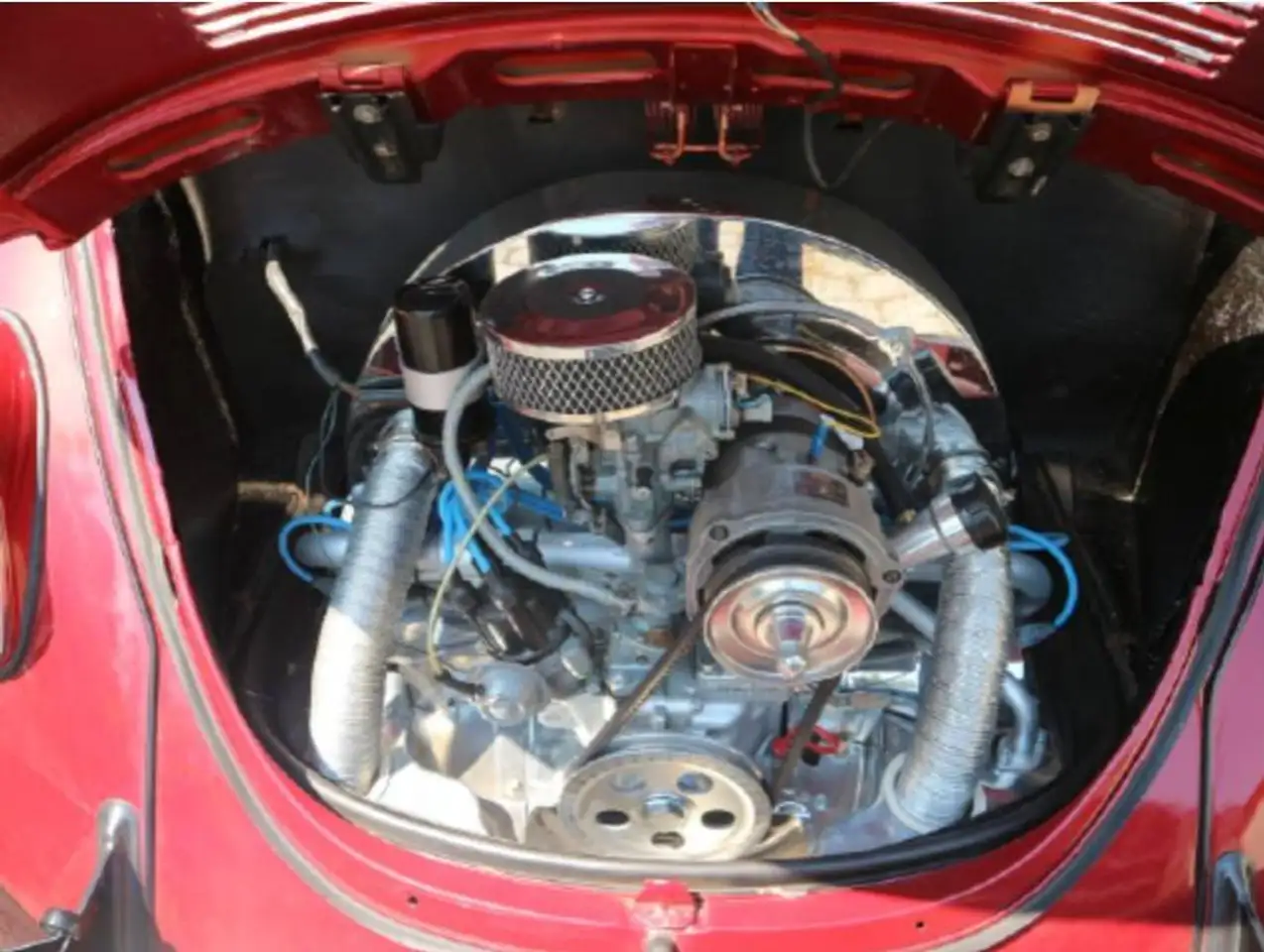 Volkswagen Käfer VW Käfer Cabrio 1500 Karmann ROSTFREI Bj.1969 rotmetallic, foto 7