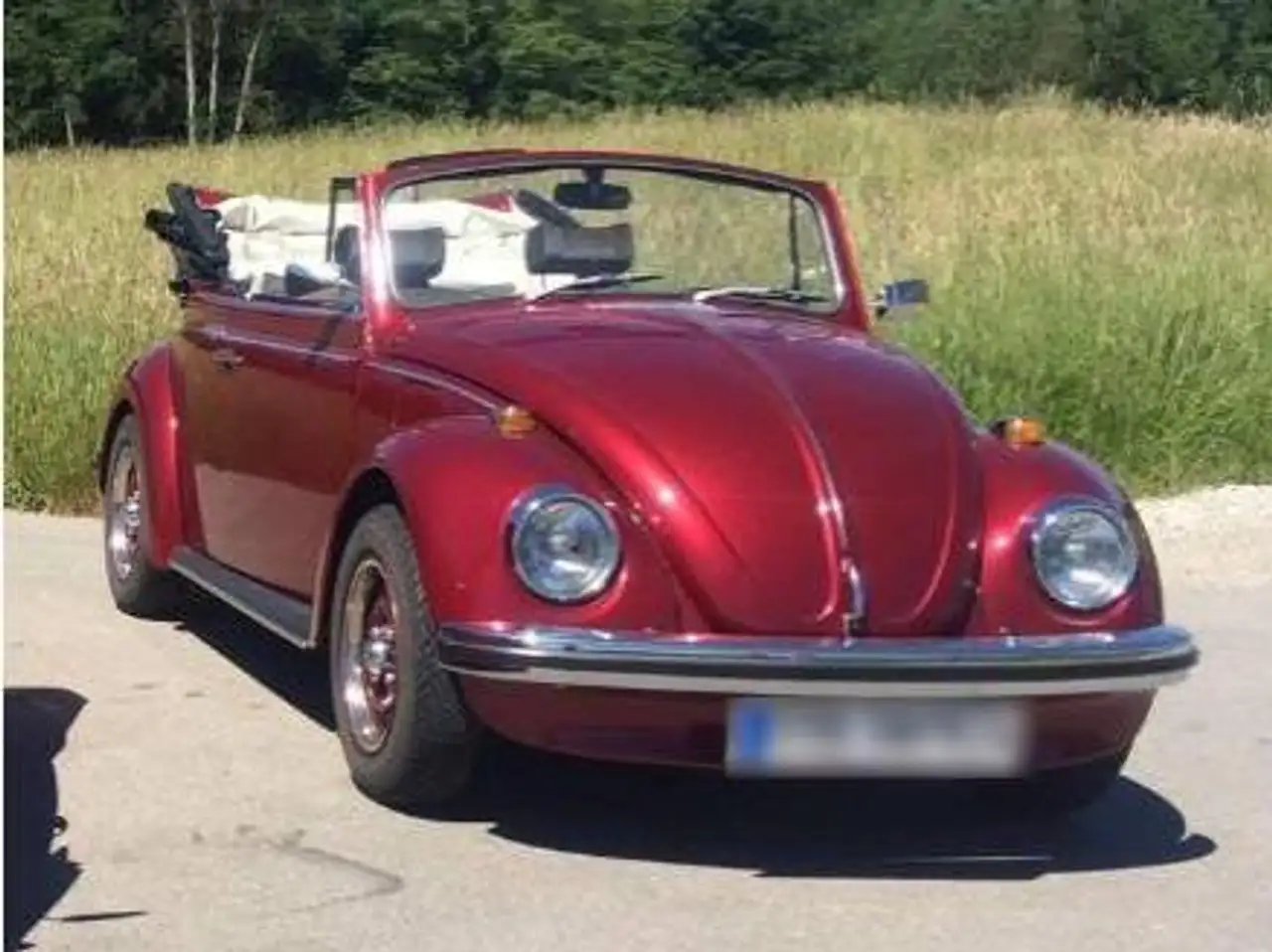 Volkswagen Käfer VW Käfer Cabrio 1500 Karmann ROSTFREI Bj.1969 rotmetallic, foto 1