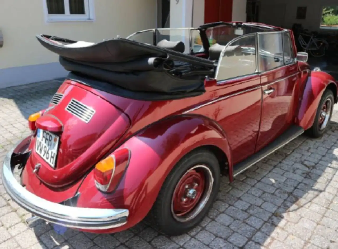 Volkswagen Käfer VW Käfer Cabrio 1500 Karmann ROSTFREI Bj.1969 rotmetallic, foto 3