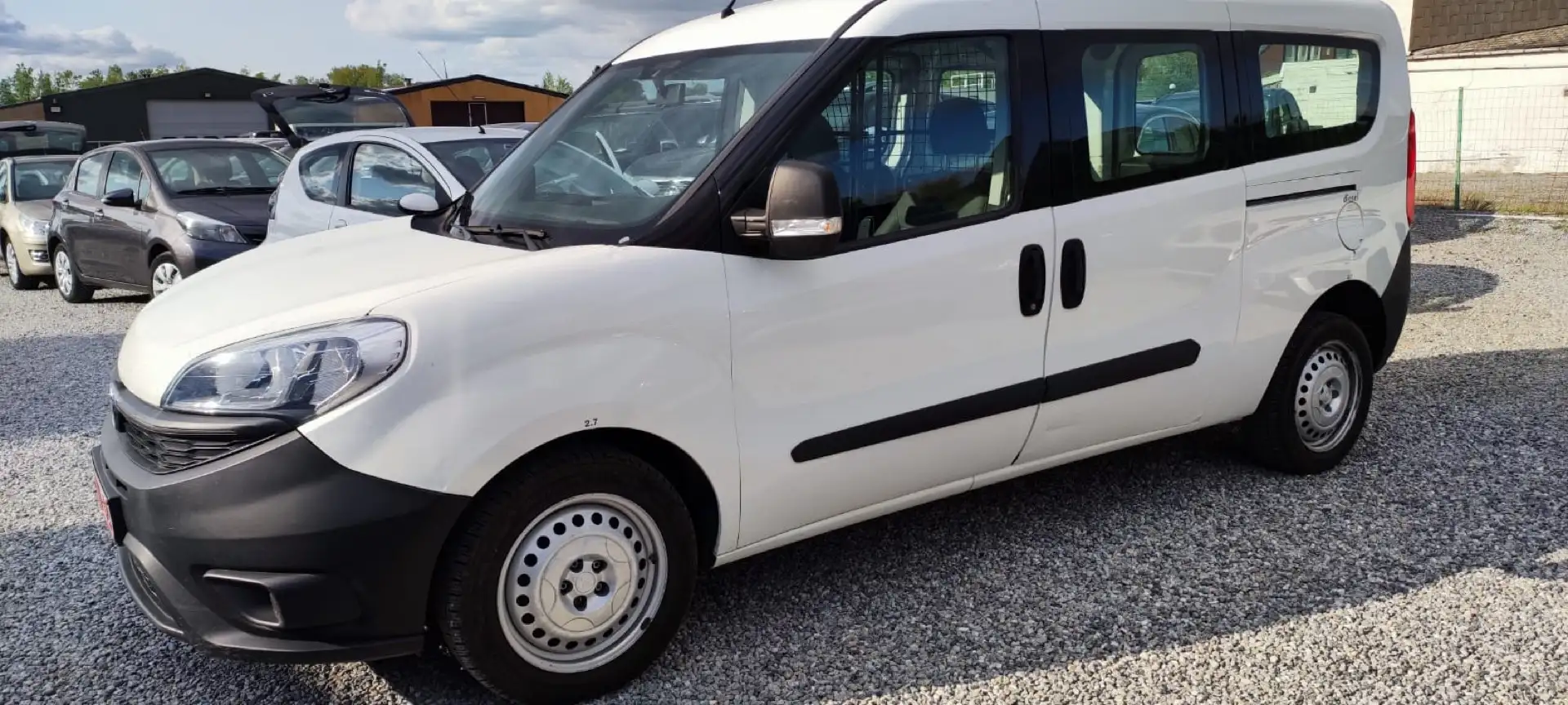 Fiat Doblo _1.3 Mtjt (95CH)_07/2017💢EURO 6B_72.000km💢 Weiß - 2