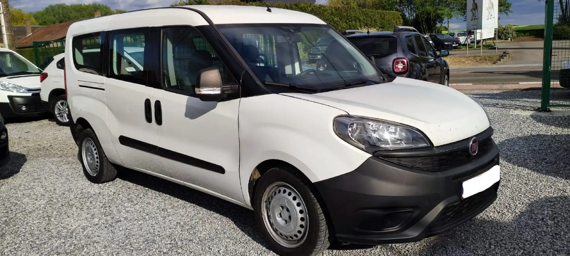 Fiat Doblo _1.3 Mtjt (95CH)_07/2017💢EURO 6B_72.000km💢 Weiß - 1