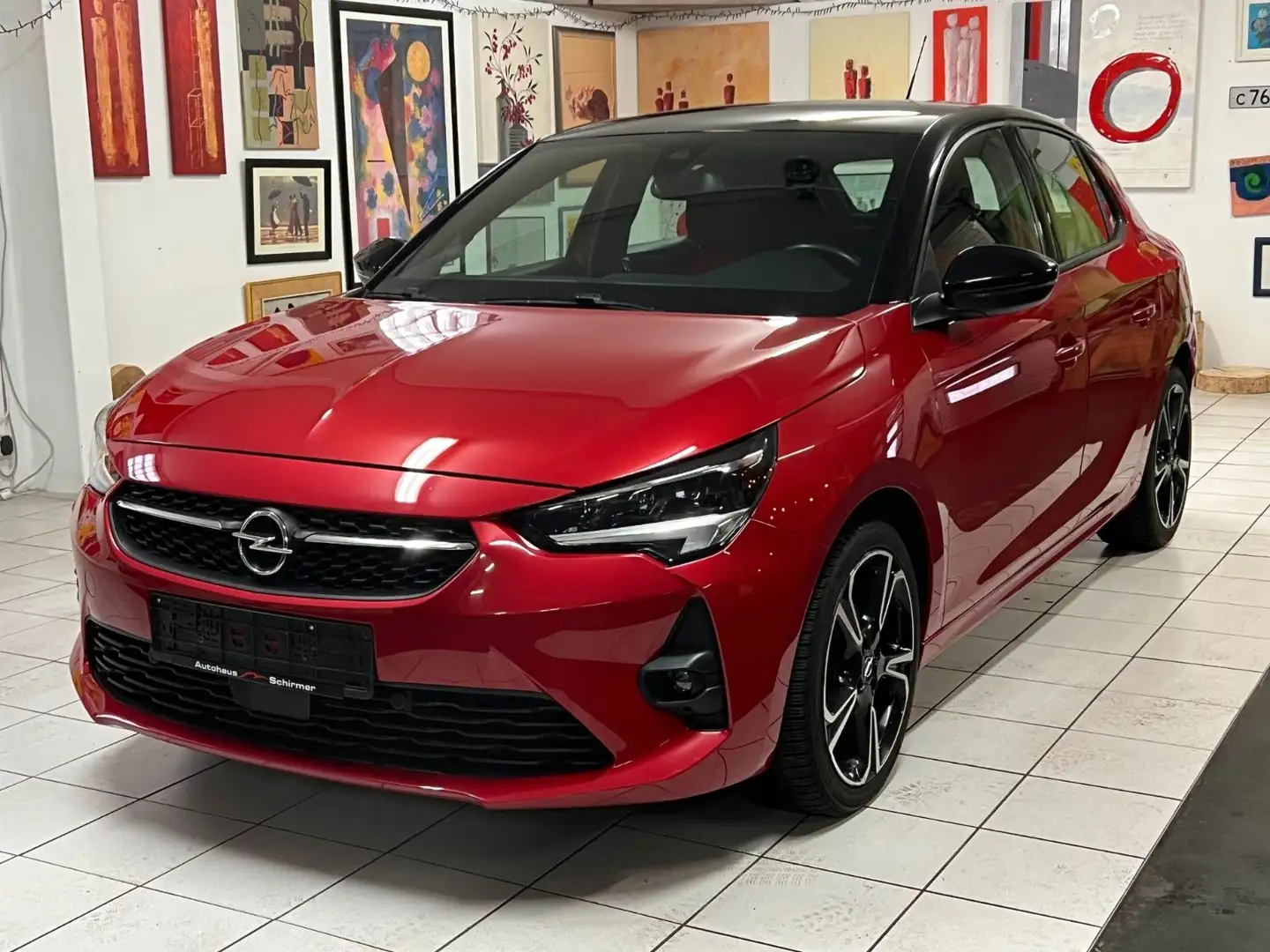 Opel Corsa F GS Line Automatik 1 Hand Garantie Rouge - 1