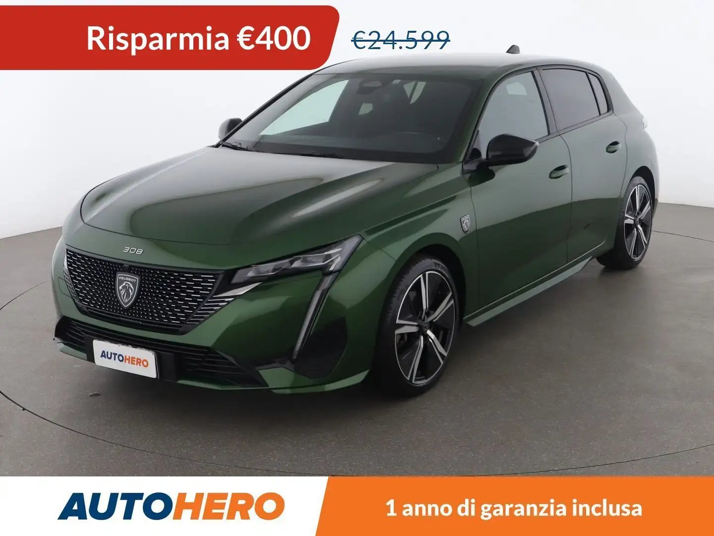 Peugeot 308 1.5 Blue-HDi GT 130 CV  EAT8 Verde - 1