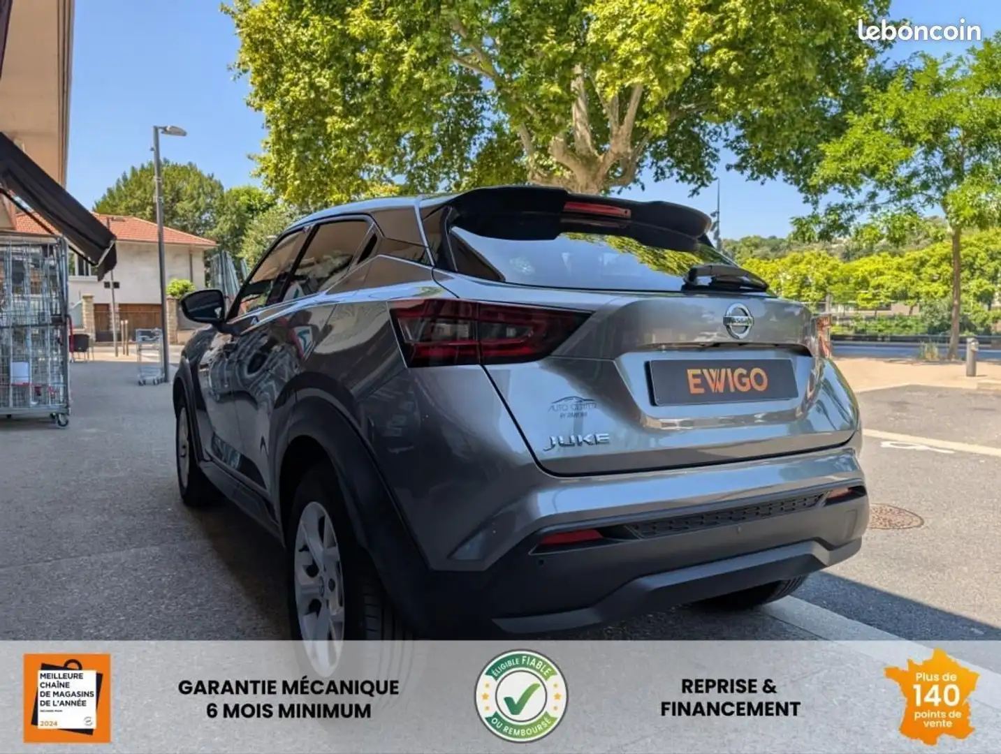 Nissan Juke 1.0 DIG-T 114 ch ACENTA + CARPLAY CLIM AUTO Gris - 2
