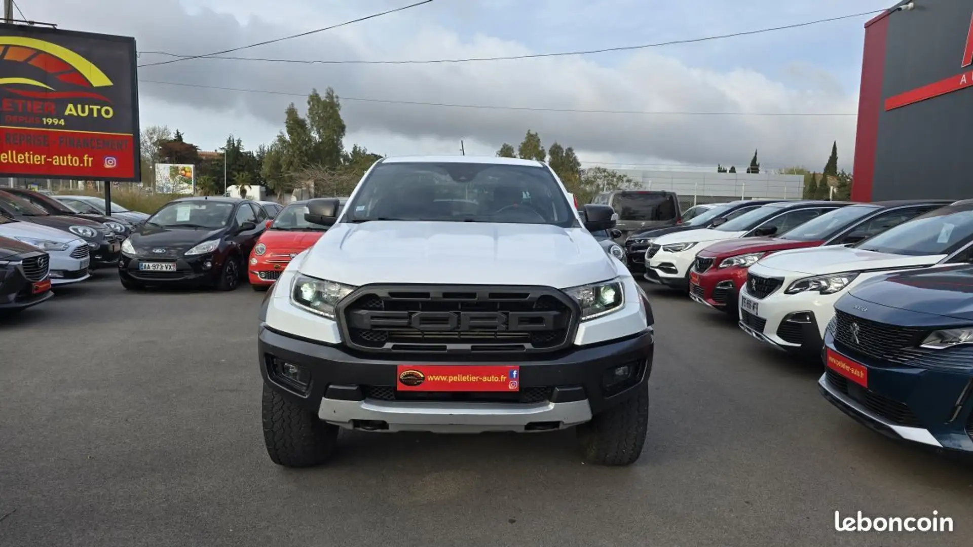 Ford Ranger DOUBLE CABINE 2.0 ECOBLUE 213 SetS BV10 RAPTOR Blanc - 2