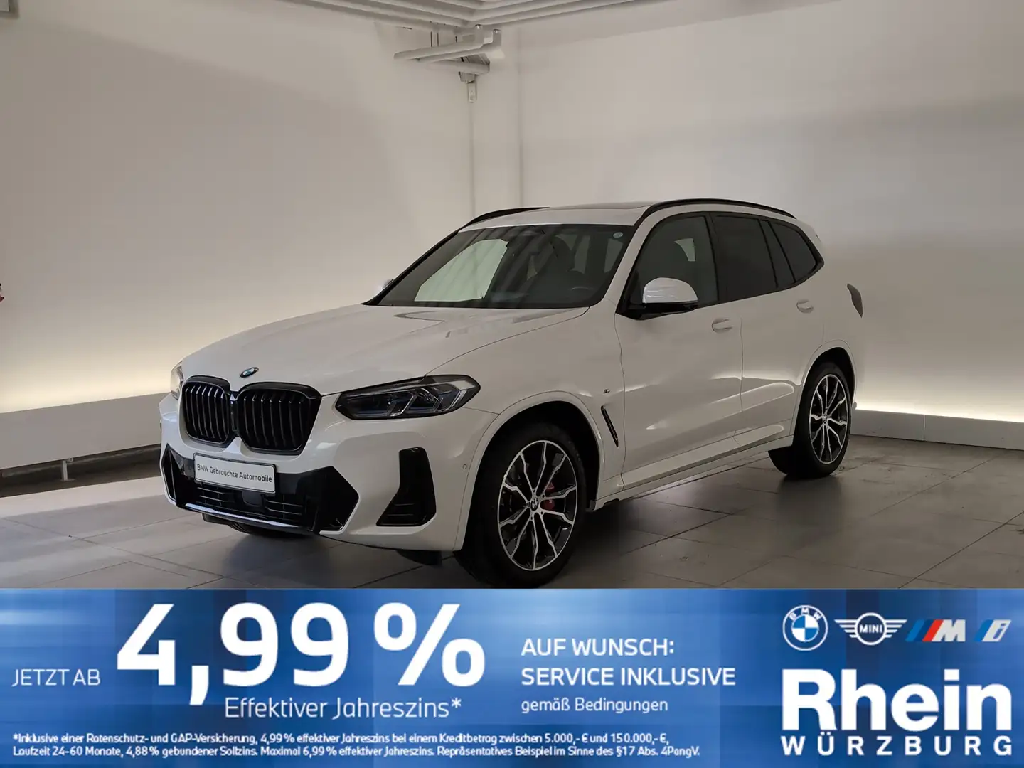 BMW X3 xDrive30d M Sportpaket HUD/Pano/H&K HUD/Pano/H&K Weiß - 1