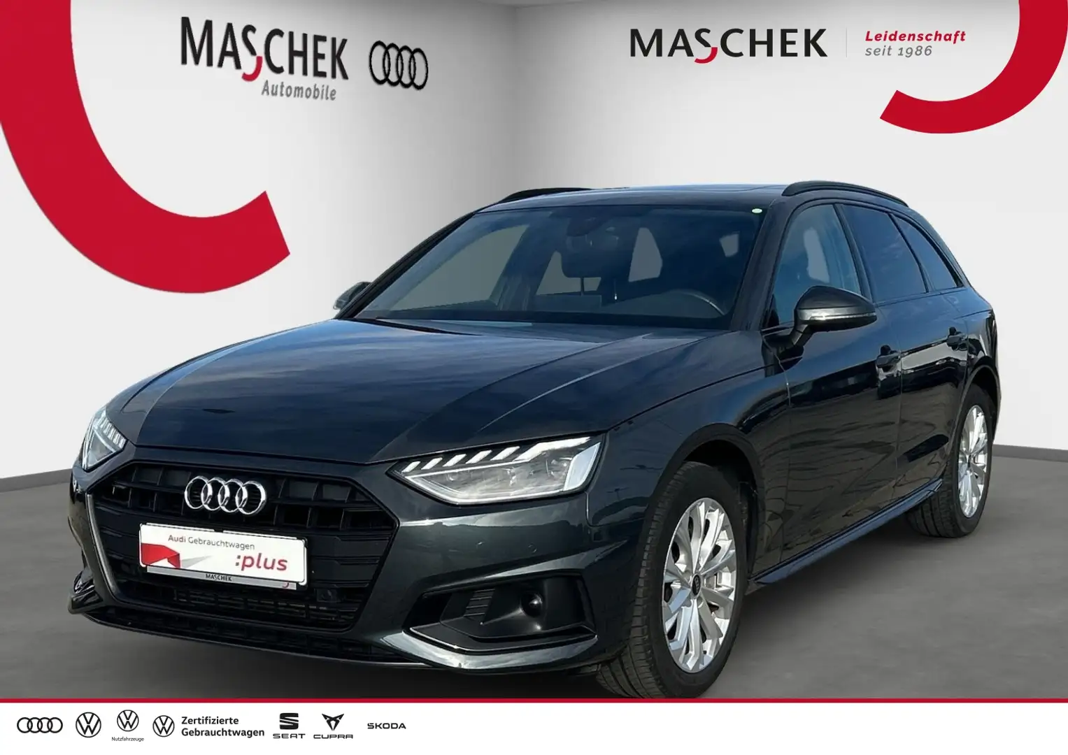 Audi A4 Avant advanced 2.0 TFSI S tronic Pano Navi RearVie Grau - 1