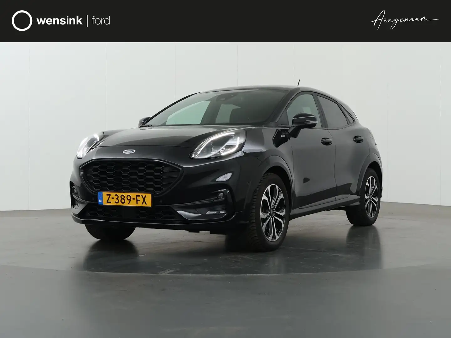 Ford Puma 1.0 EcoBoost Hybrid ST-Line | Panoramadak | Winter Zwart - 1
