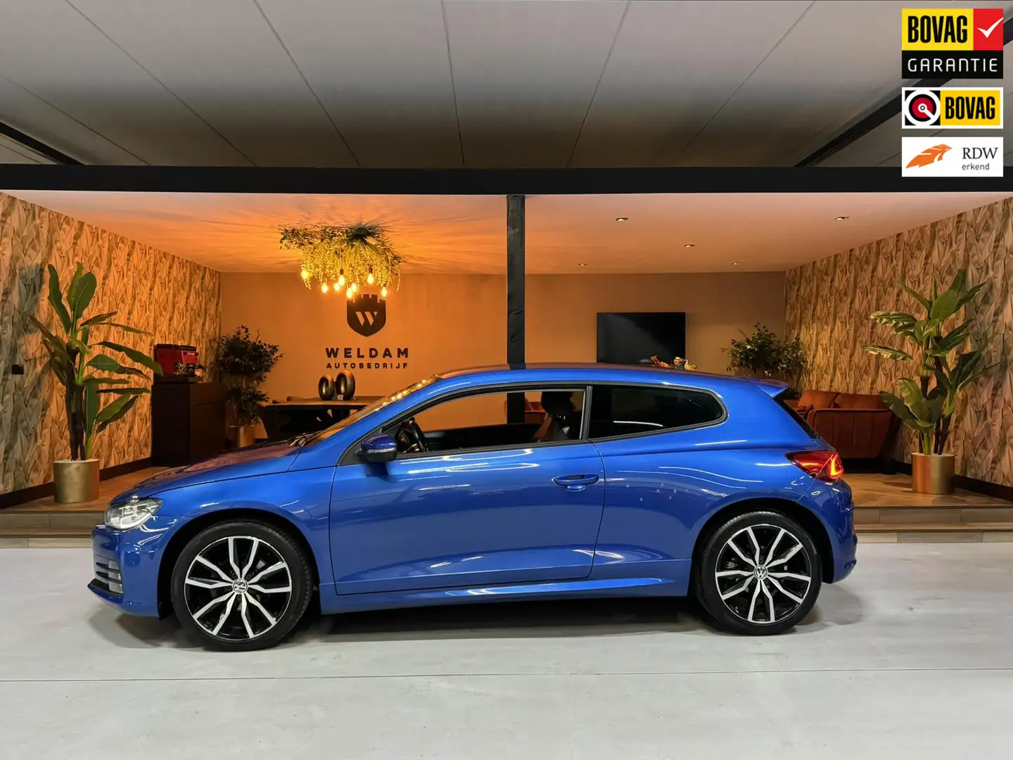 Volkswagen Scirocco 1.4 TSI R-Line Garantie Carplay Camera Cruise Clim Bleu - 1