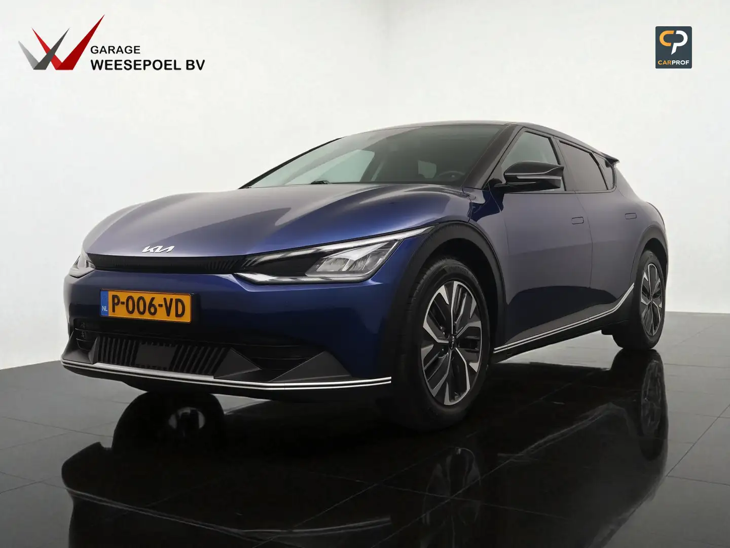 Kia EV6 58kWh Air (SOH 94%) - Navigatie - Camera - Stoel- Bleu - 1