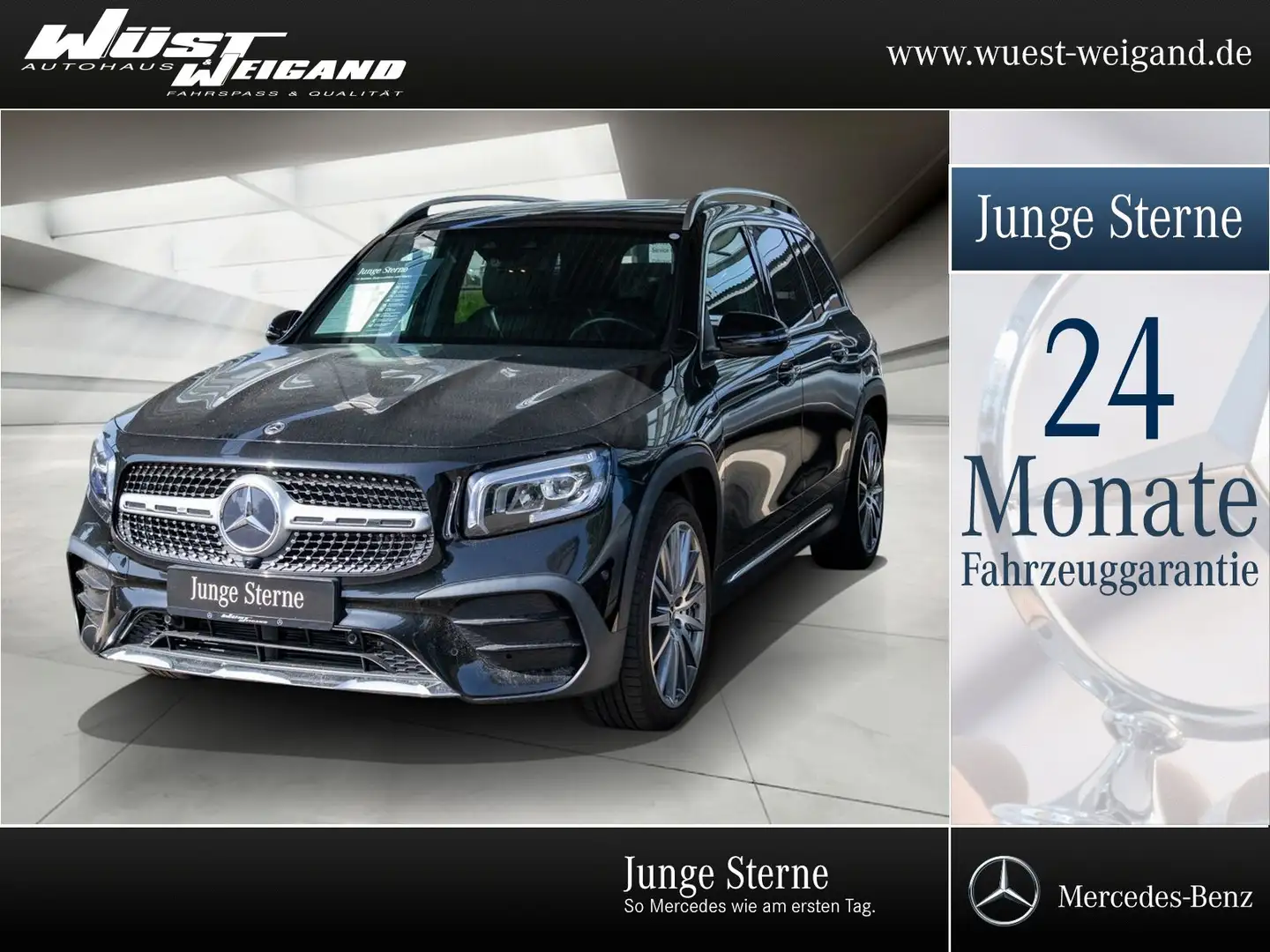Mercedes-Benz GLB 220 d 4M AMG Offroad LED-High+20"+Kamera+Tot Schwarz - 1