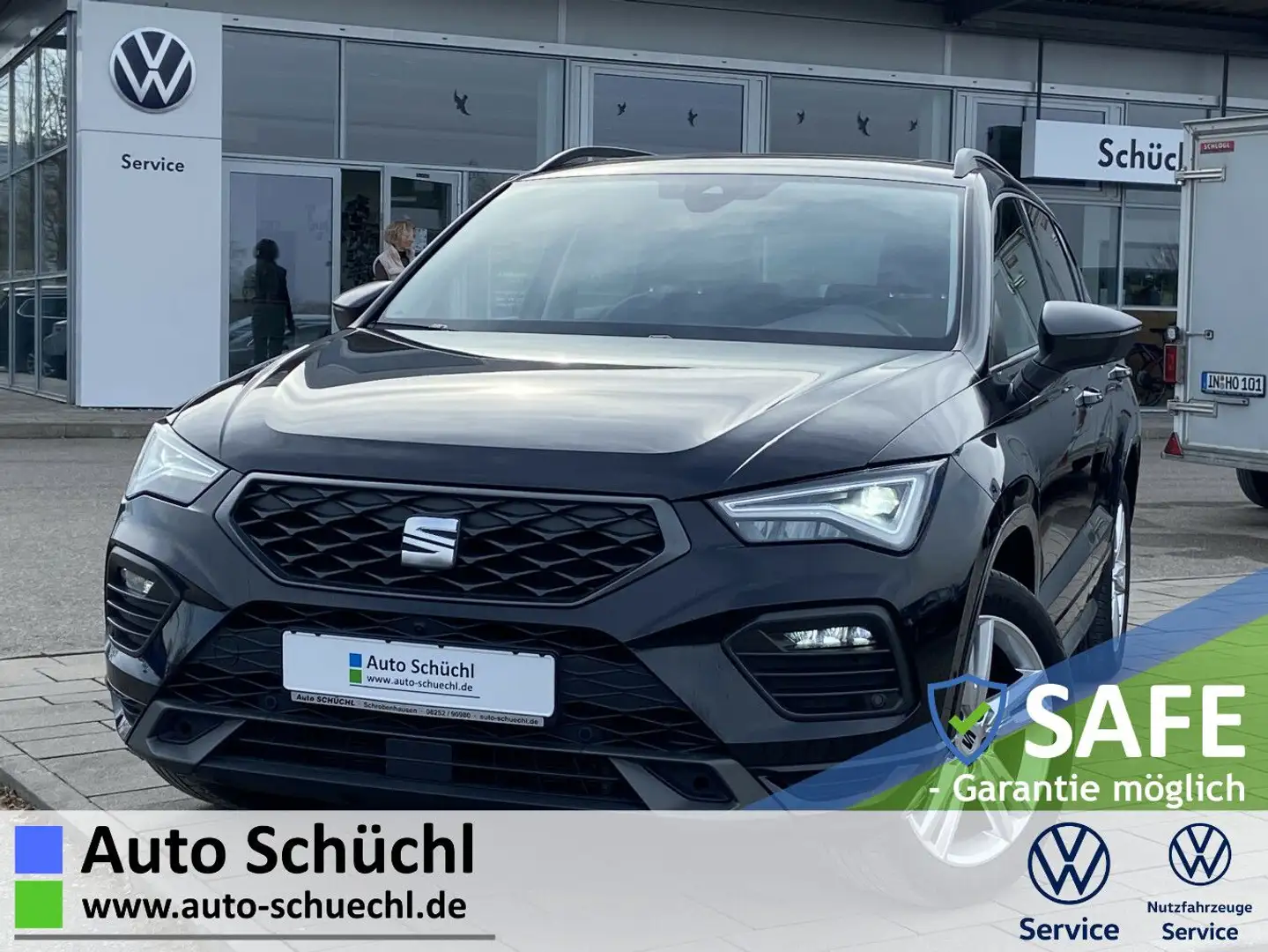 SEAT Ateca 2.0 TDI DSG 4-DRIVE FR-Line AHK+18"+BEATS+ Schwarz - 1