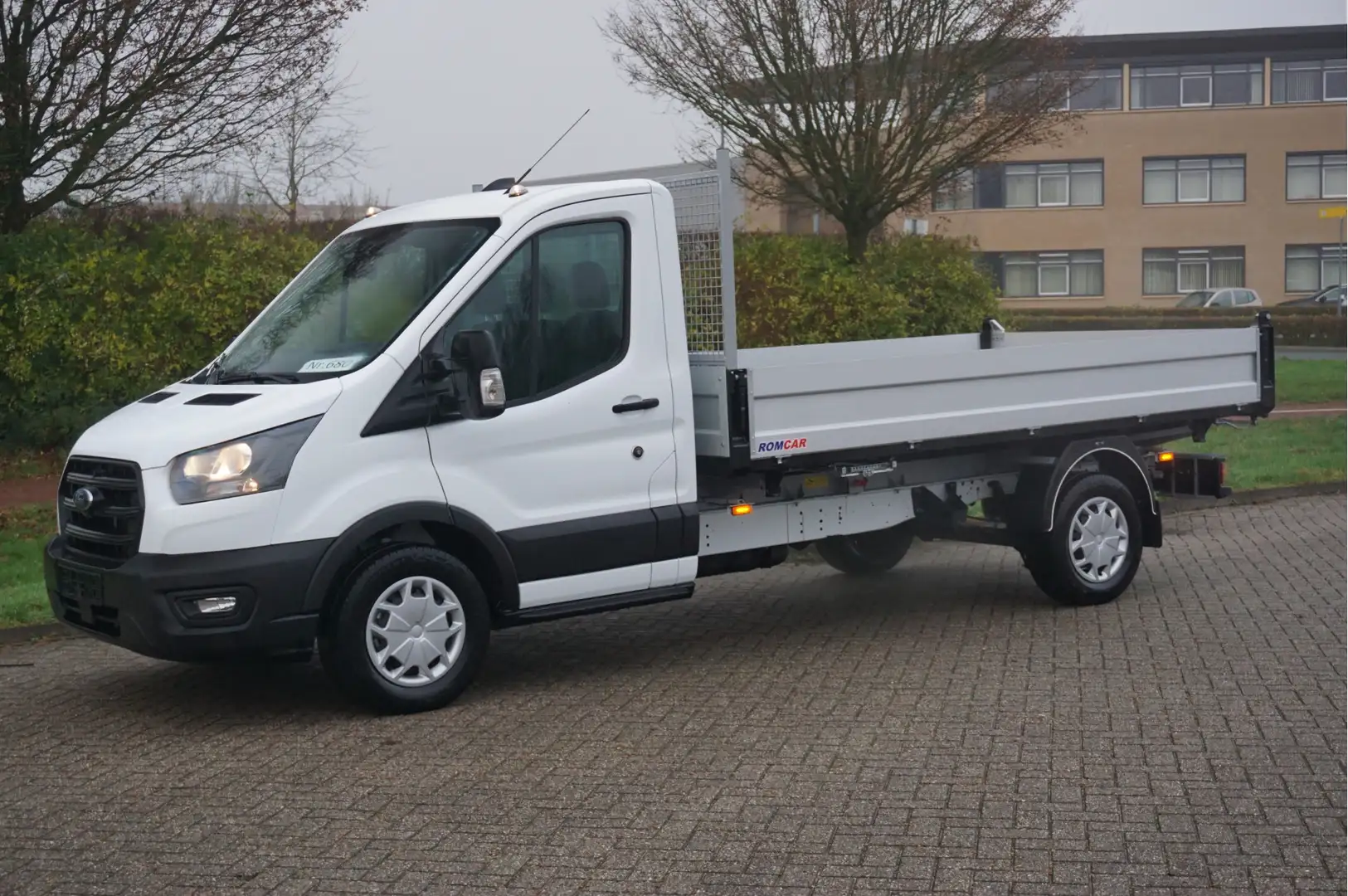 Ford Transit 350L 3 Zijdige kipper 155PK BPM VRIJ!! Airco, Crui Wit - 2