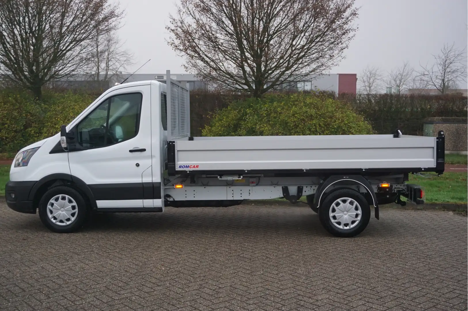 Ford Transit 350L 3 Zijdige kipper 155PK BPM VRIJ!! Airco, Crui Blanc - 2